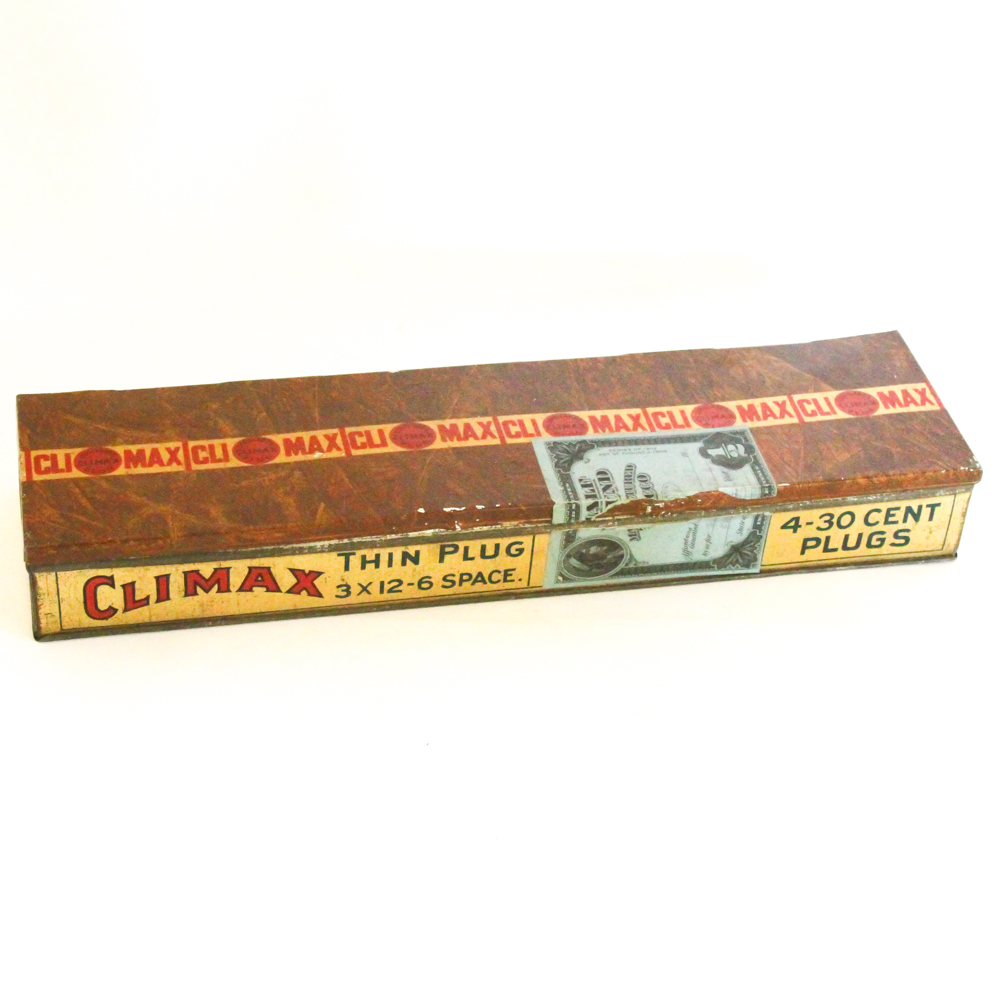 Vintage P. Lorillard Co. ClimaxTobacco Plugs Tin