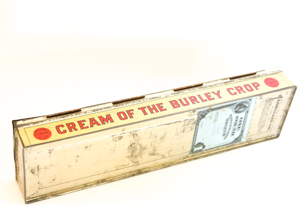 Vintage P. Lorillard Co. ClimaxTobacco Plugs Tin