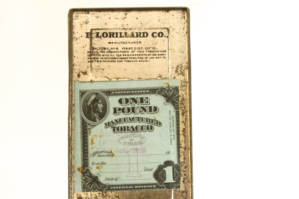 Vintage P. Lorillard Co. ClimaxTobacco Plugs Tin