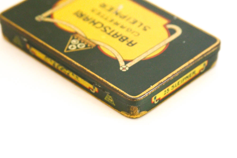 Circa 1930 Cigarette Tins Featuring A. Batschari Cigarettes Brand