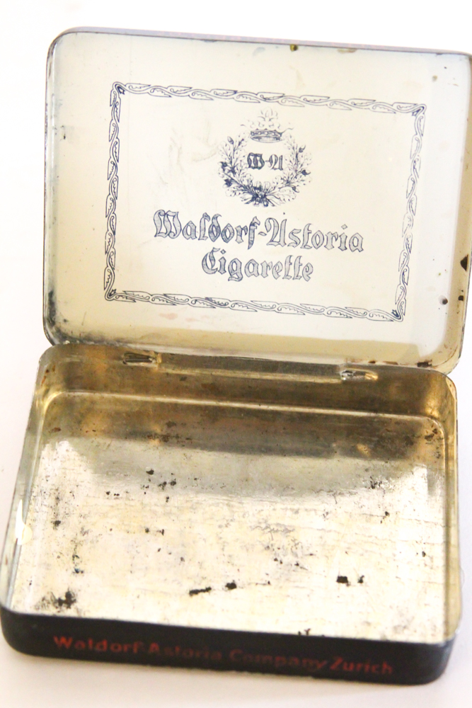 Circa 1930 Cigarette Tins Featuring A. Batschari Cigarettes Brand