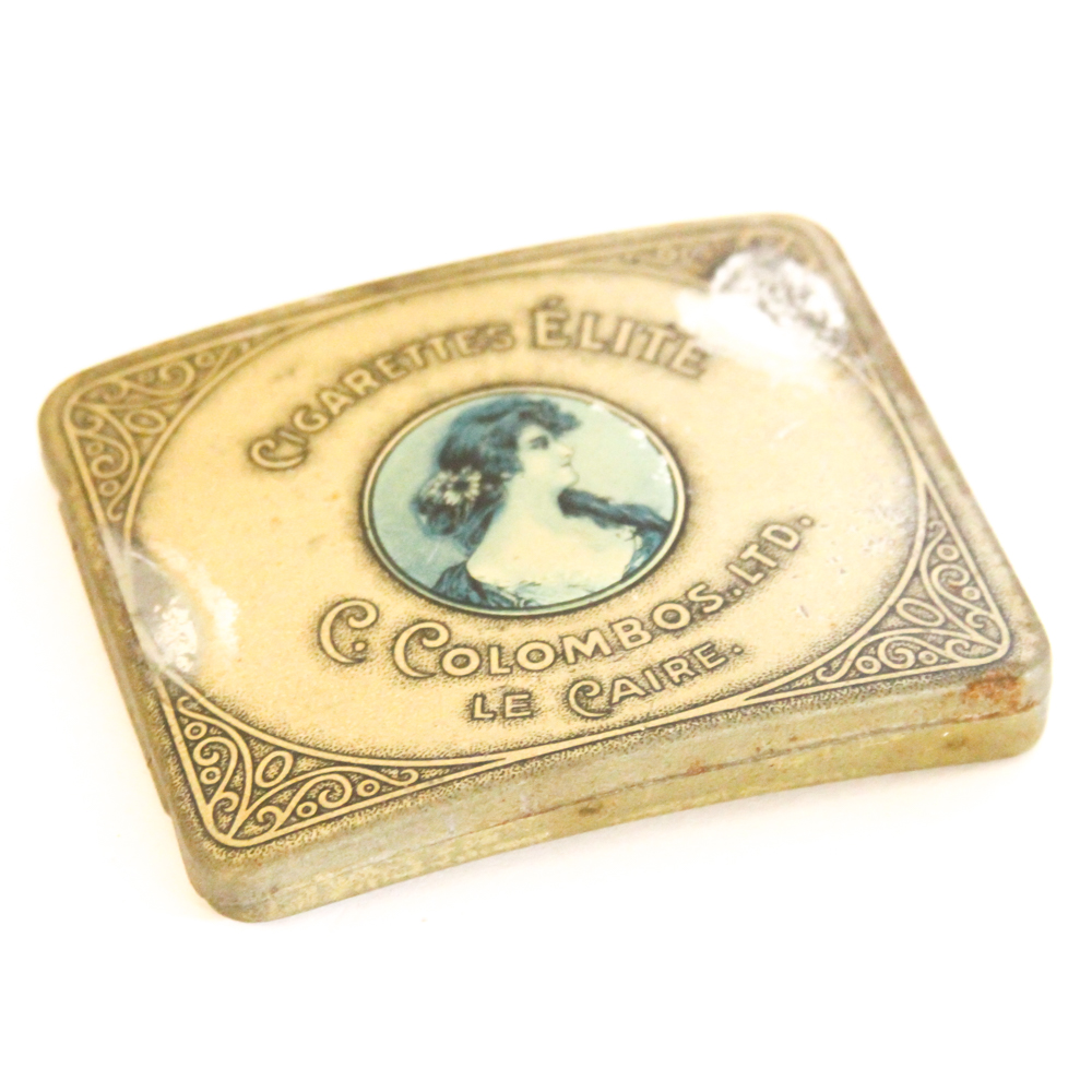Vintage C. Colombos LTD. "Cigarettes Elite" Cigarette Tin