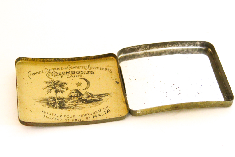 Vintage C. Colombos LTD. "Cigarettes Elite" Cigarette Tin