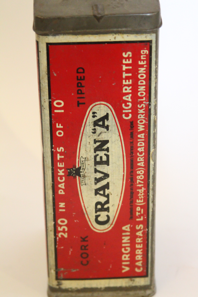 Craven "A" Virginia Cigarettes Tin