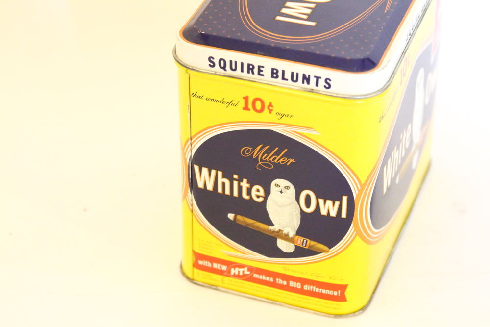 Vintage White Owl Cigar Tin