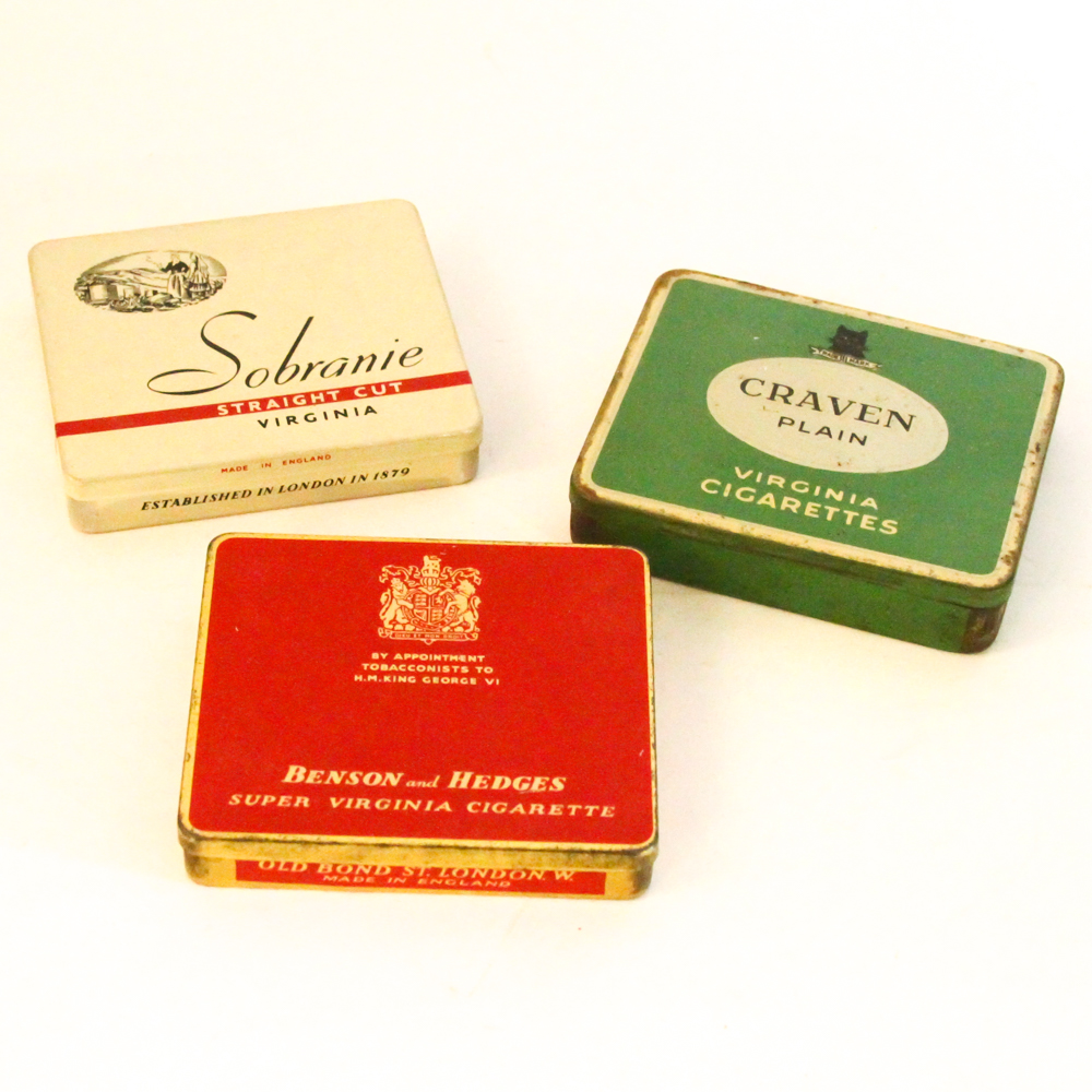 Vintage Virginia Cigarette Tins