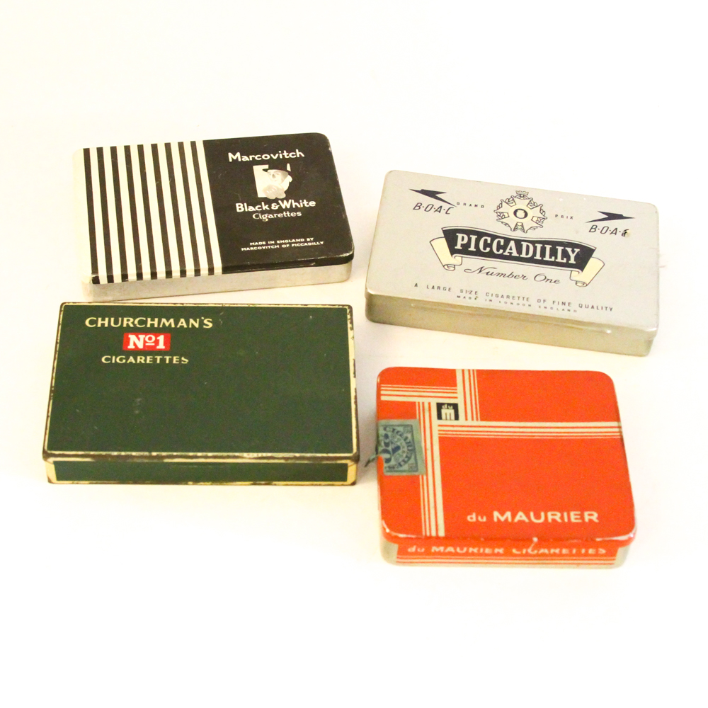 Vintage Cigarette Tins