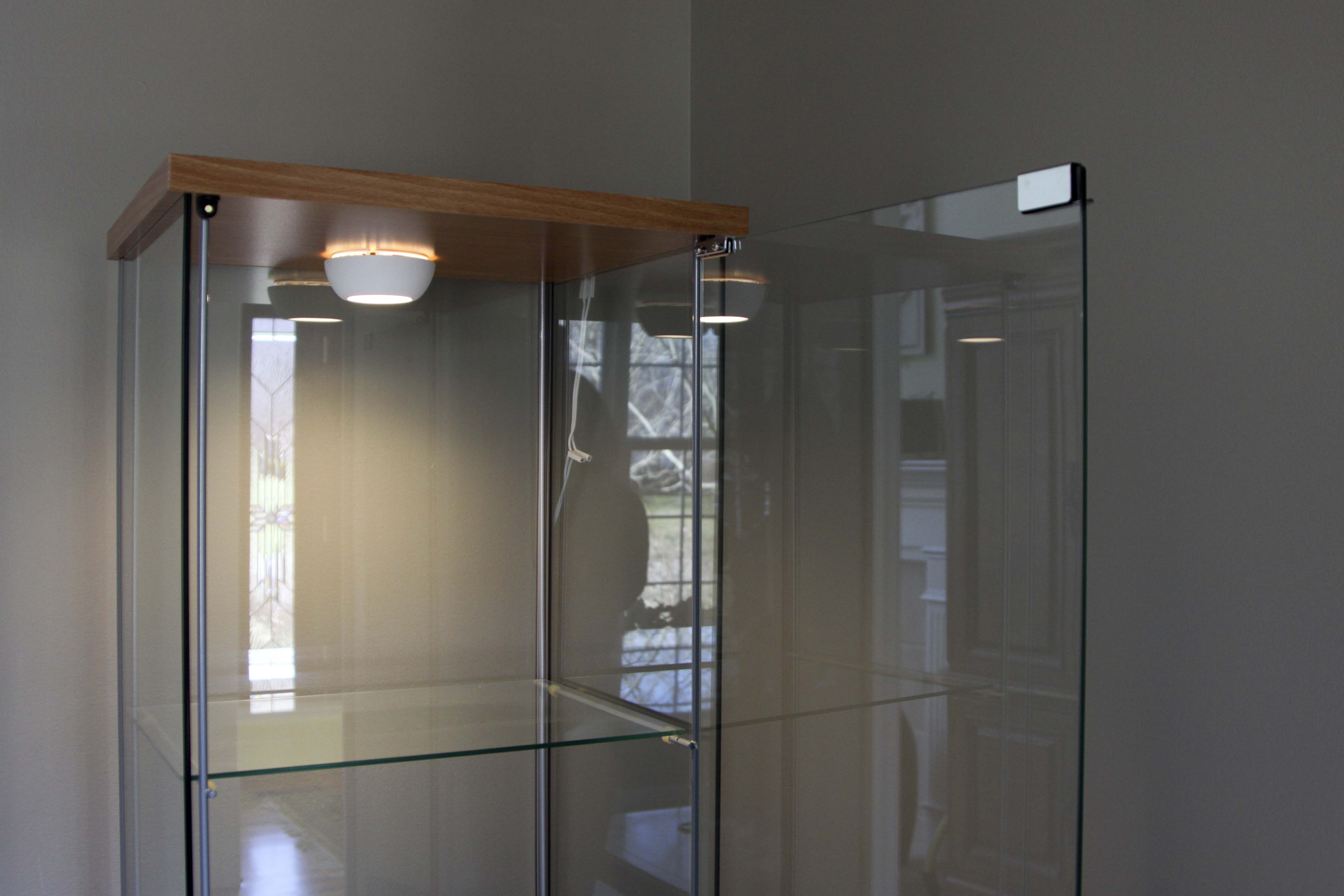 Ikea "Detolf" Glass Display Cabinet