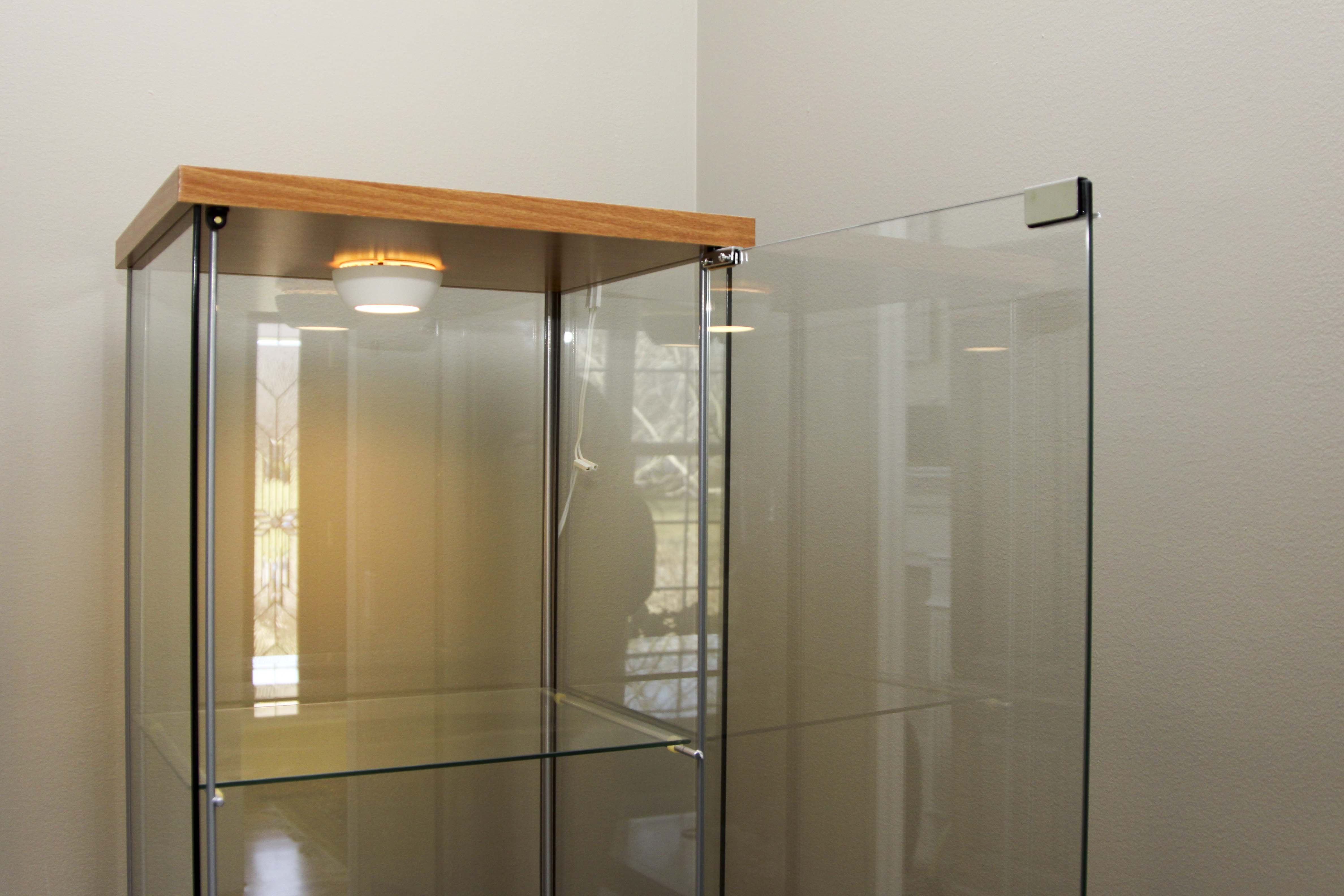 Ikea "Detolf" Glass Display Cabinet