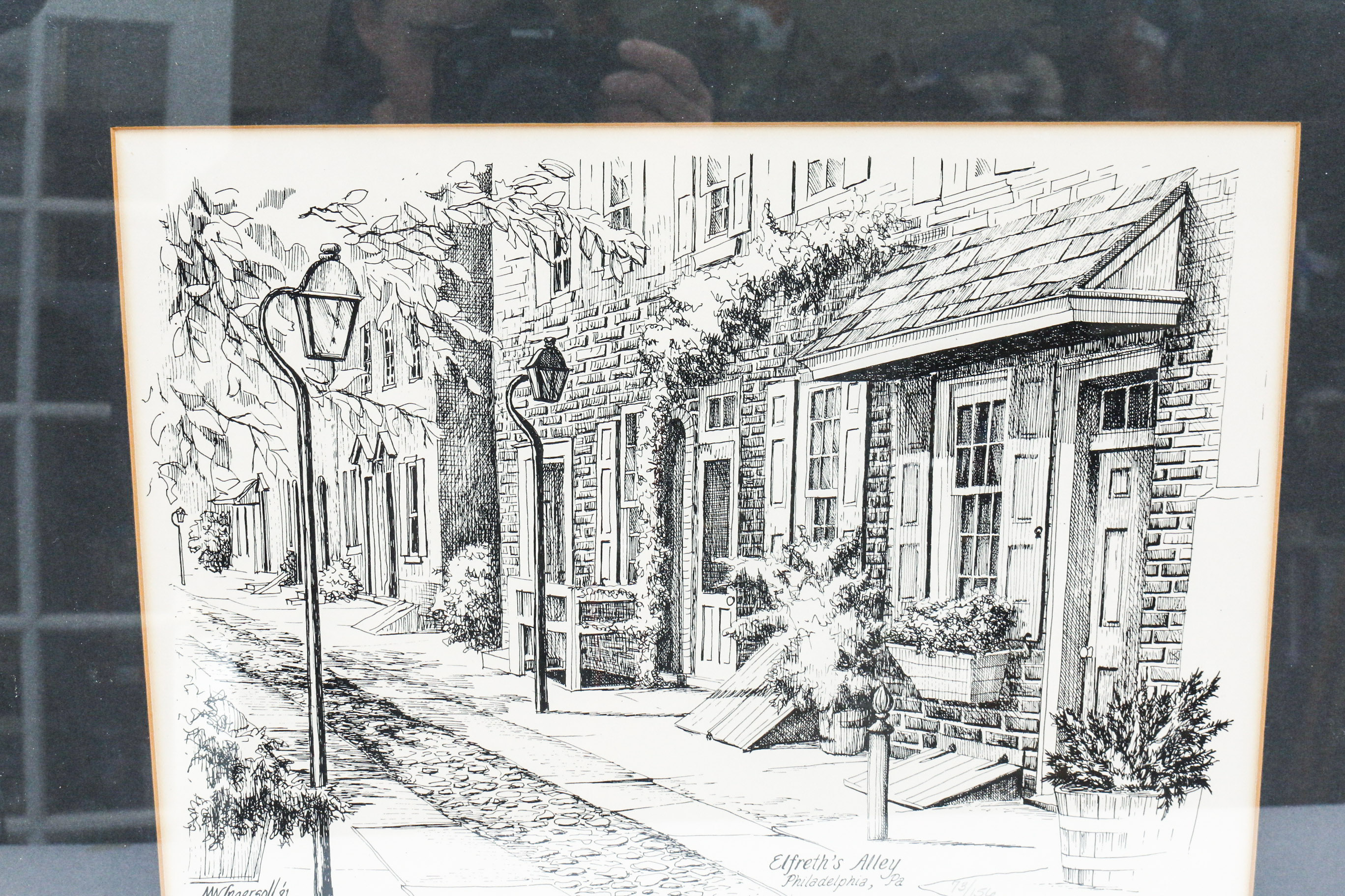 Two Vintage Margaret Ingersoll Philadelphia Lithographs