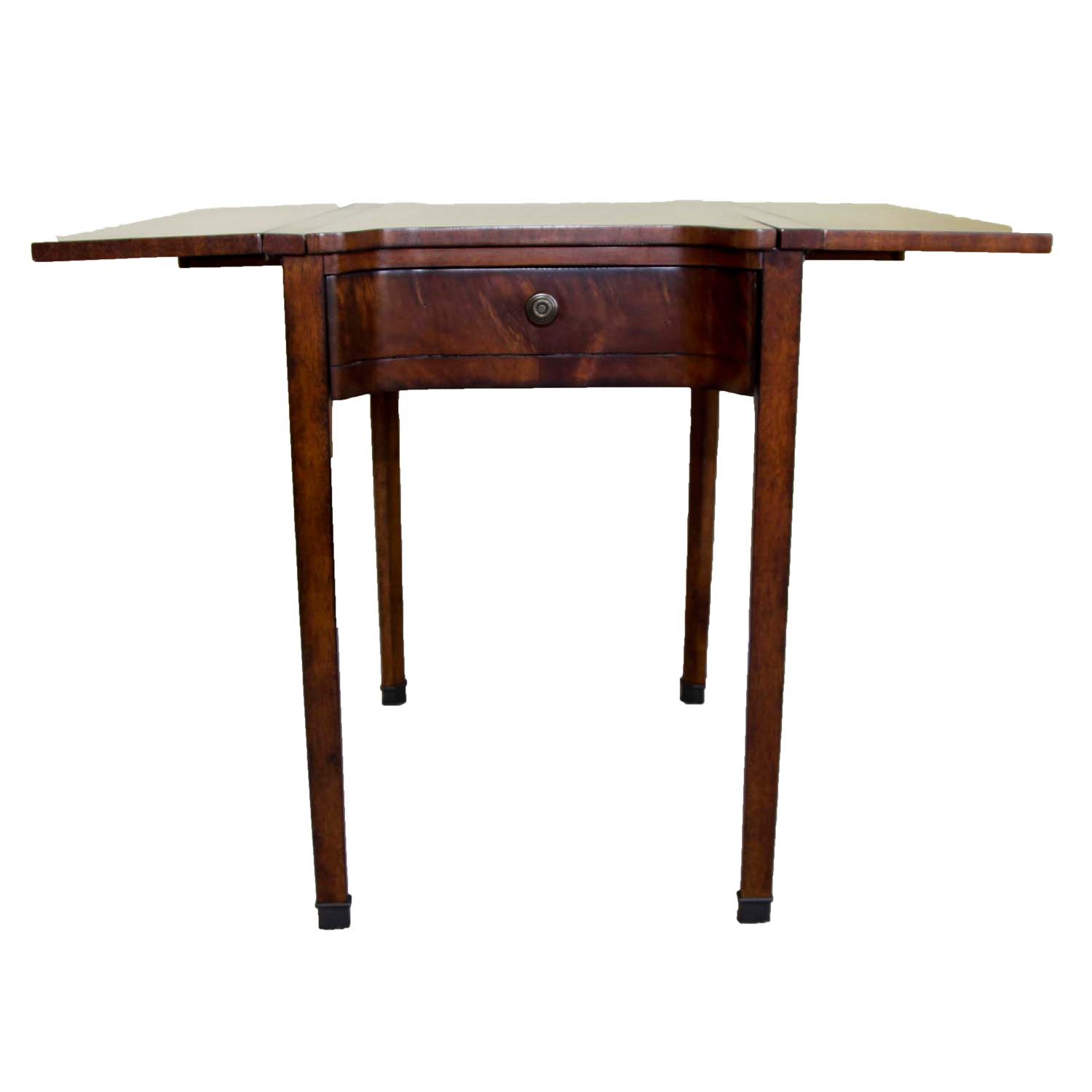 Magnussen Home  Drop Leafg Game Table and A Pair of Castilian Armchairs