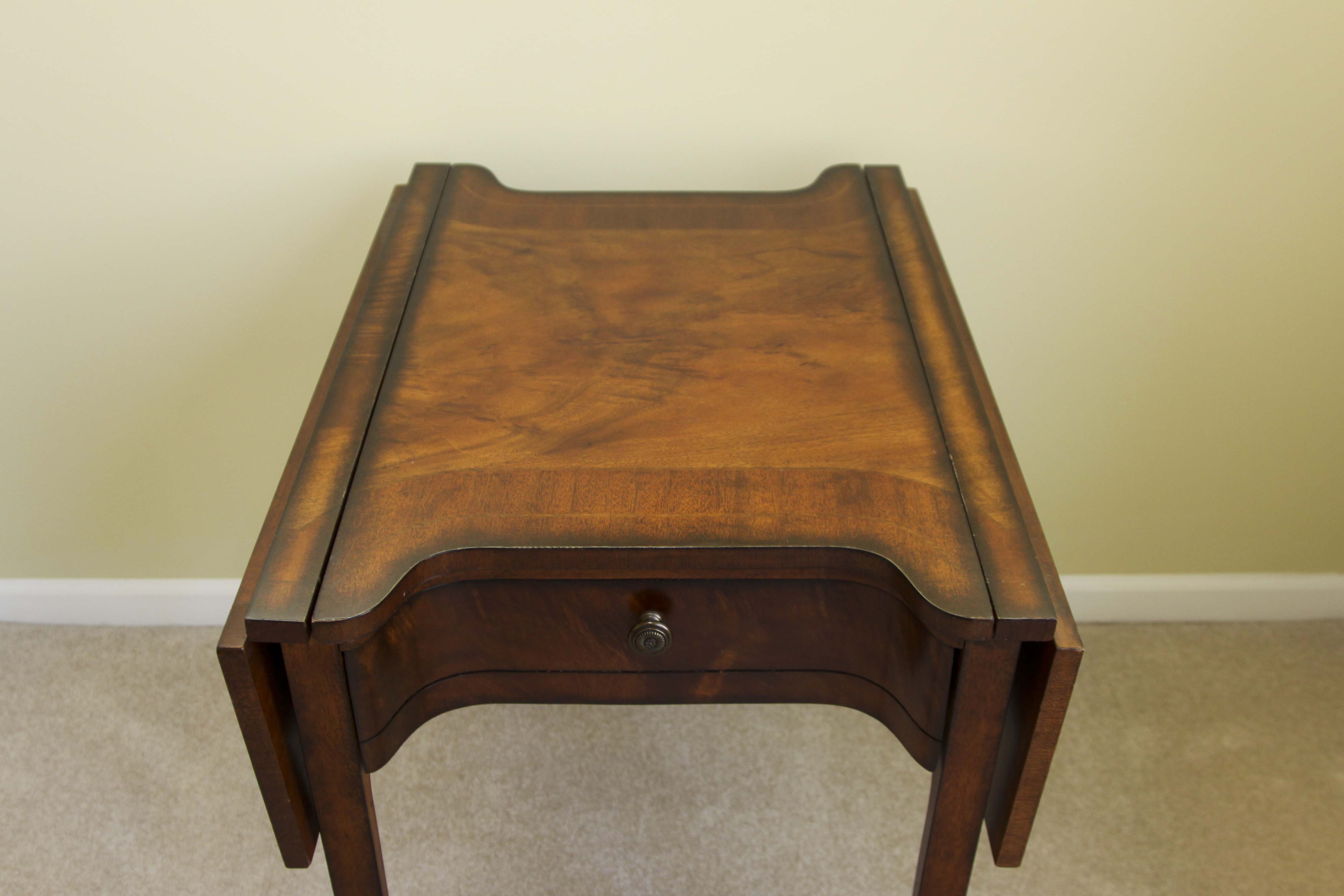 Magnussen Home  Drop Leafg Game Table and A Pair of Castilian Armchairs