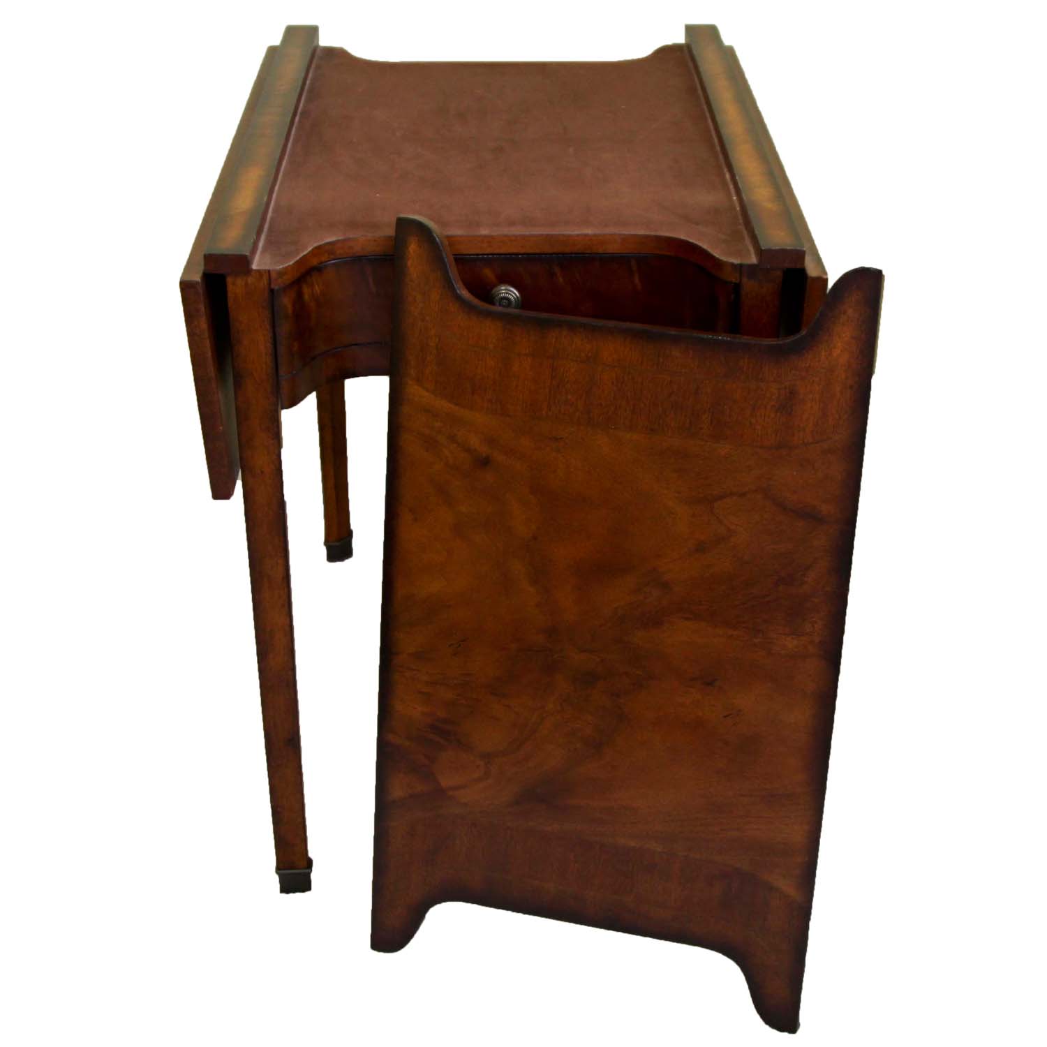 Magnussen Home  Drop Leafg Game Table and A Pair of Castilian Armchairs