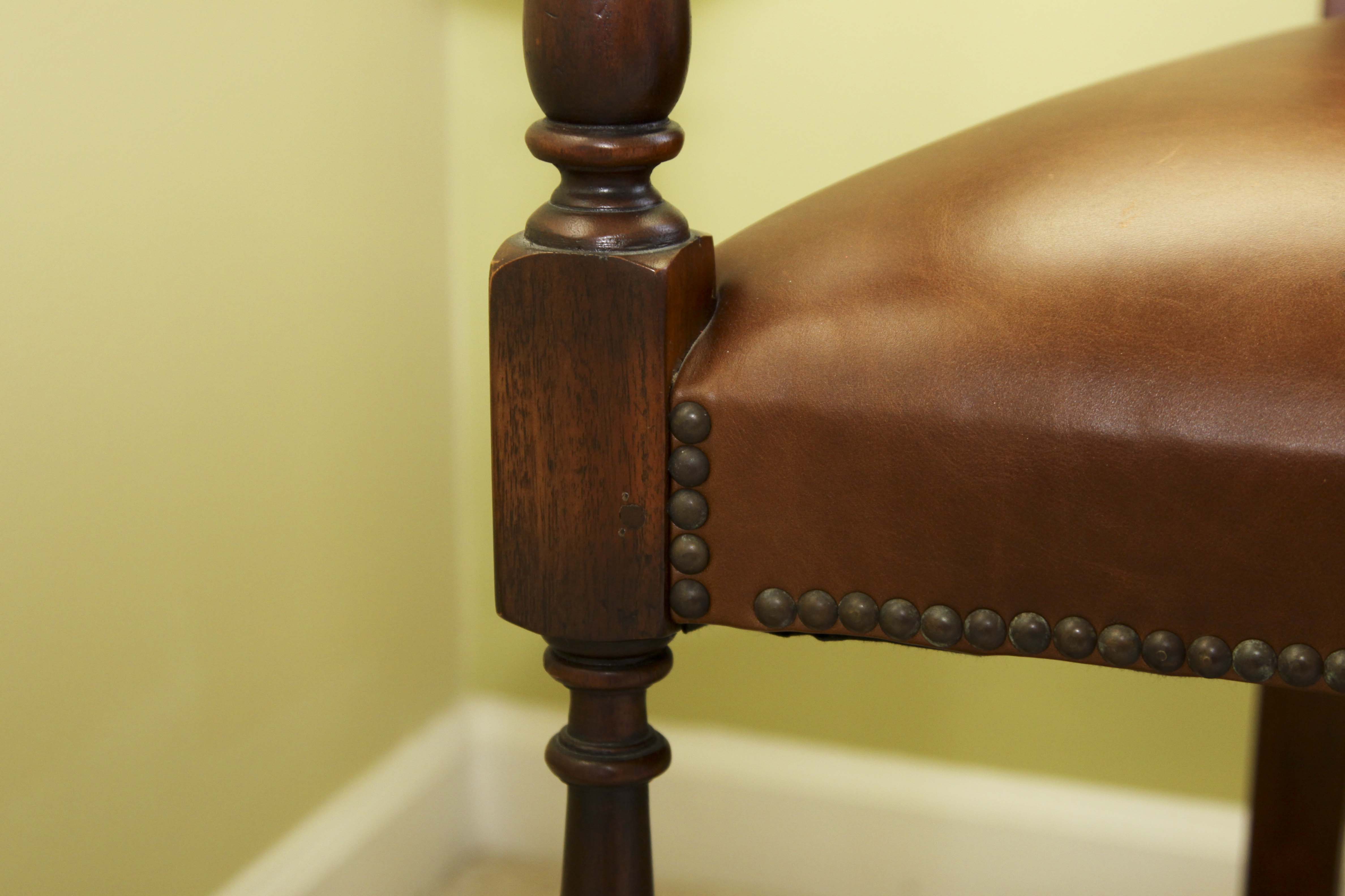 Magnussen Home  Drop Leafg Game Table and A Pair of Castilian Armchairs