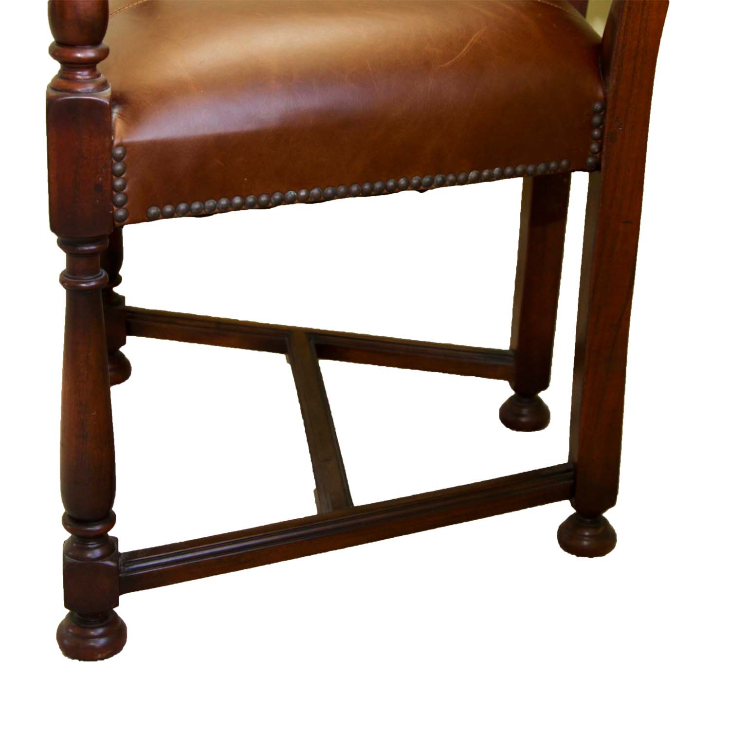 Magnussen Home  Drop Leafg Game Table and A Pair of Castilian Armchairs