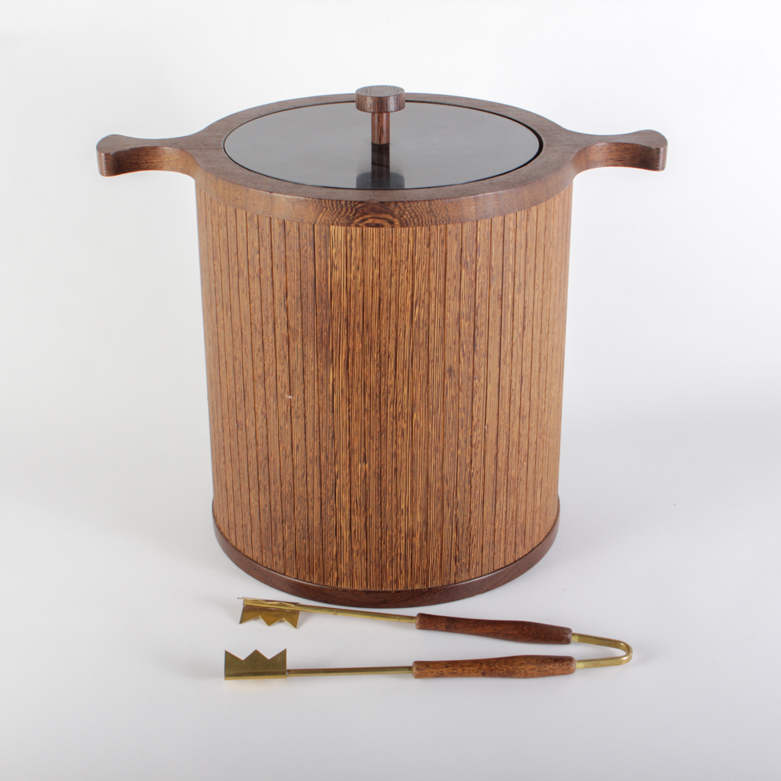 Skjode Skjepen, Denmark Modern Ice Bucket with Matching Ice Claw