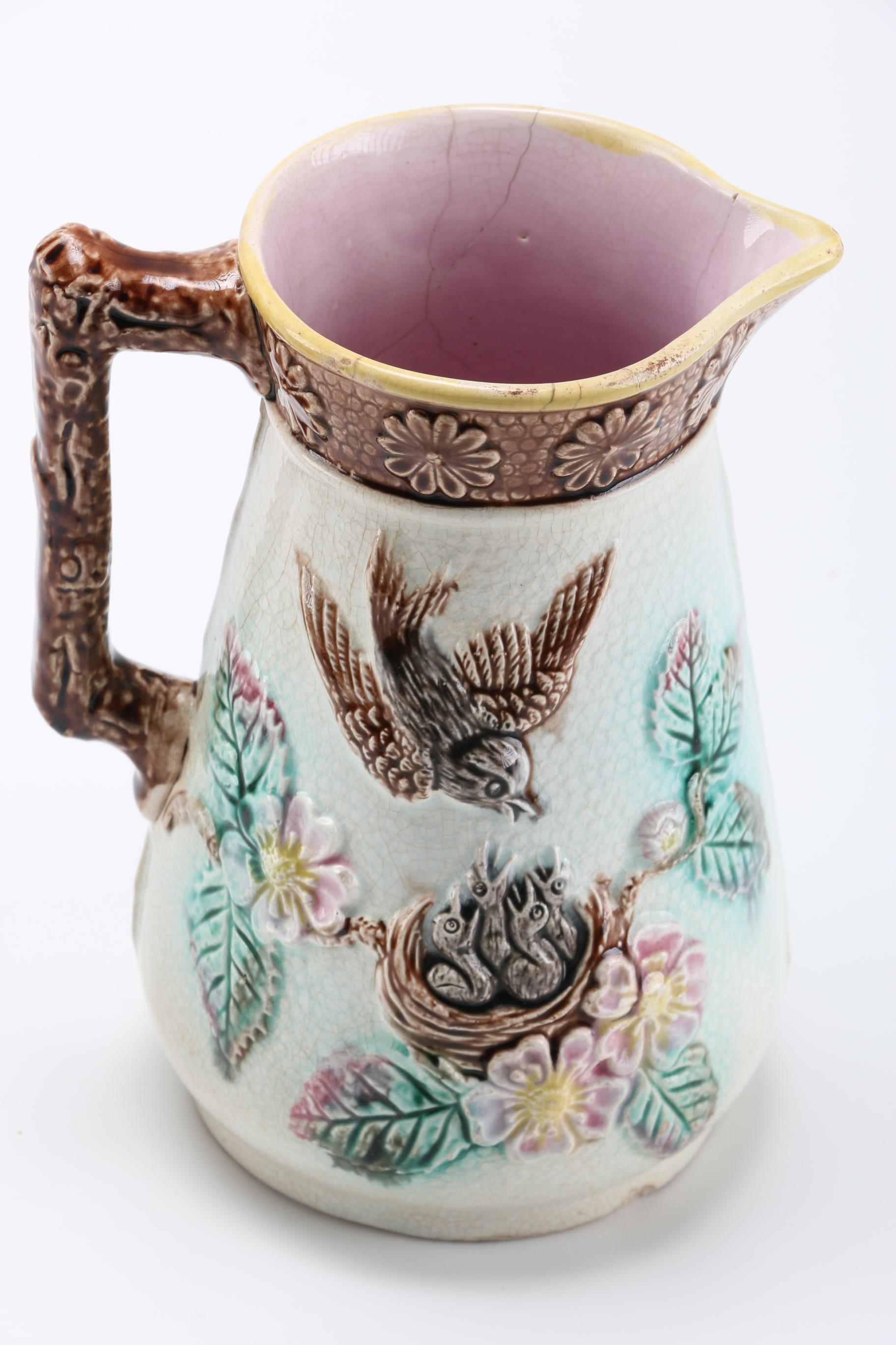 English Majolica Tableware