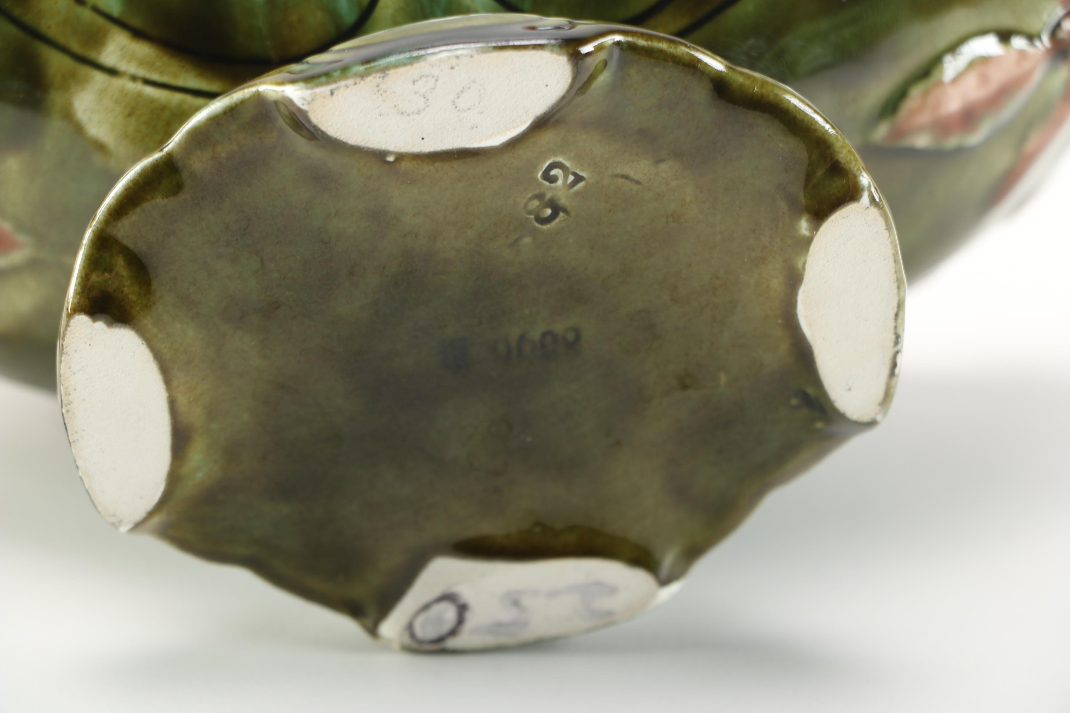 Pair of Majolica Decorative Dishes