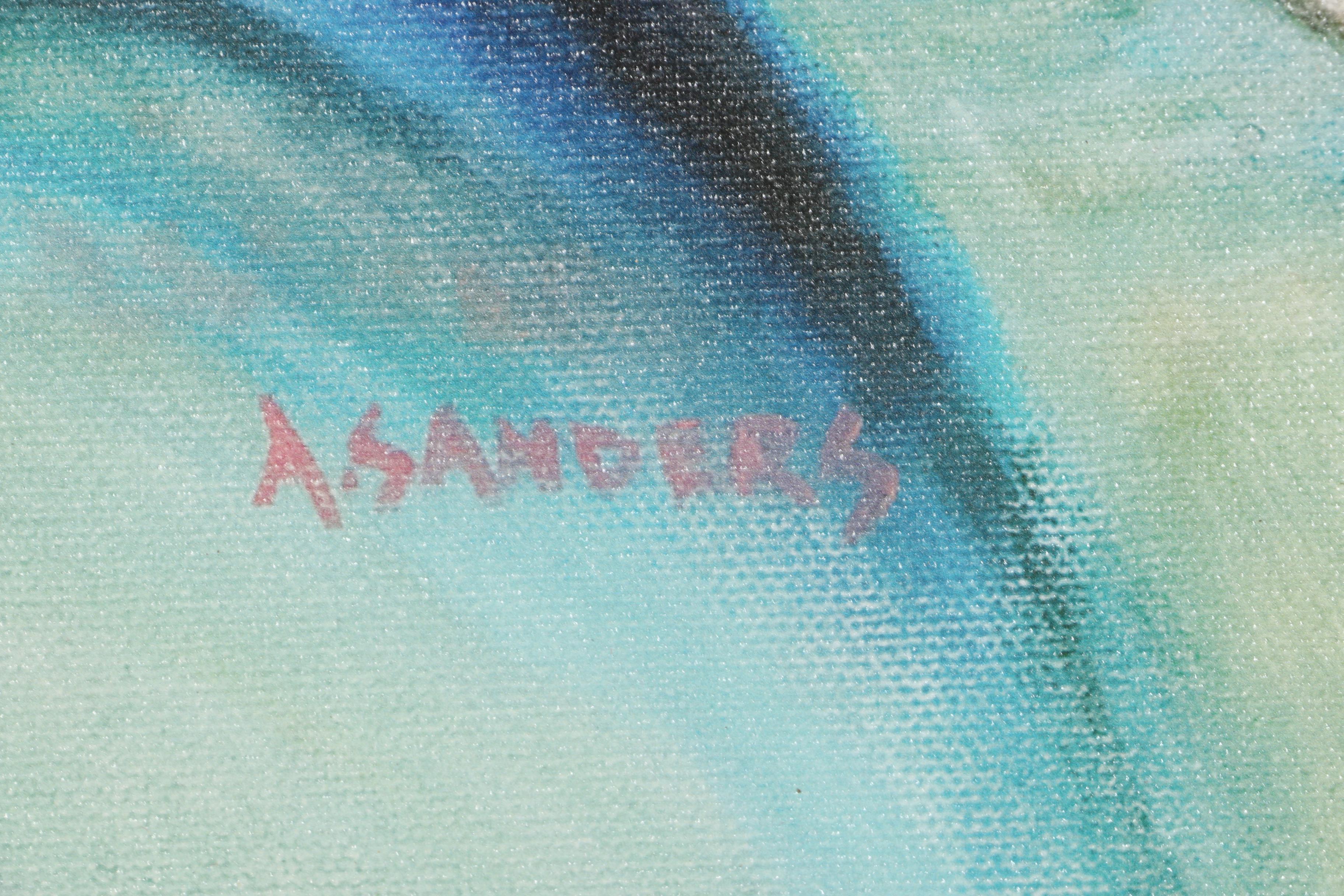 Audrey Sanders Giclee on Canvas Portrait of Princess Diana