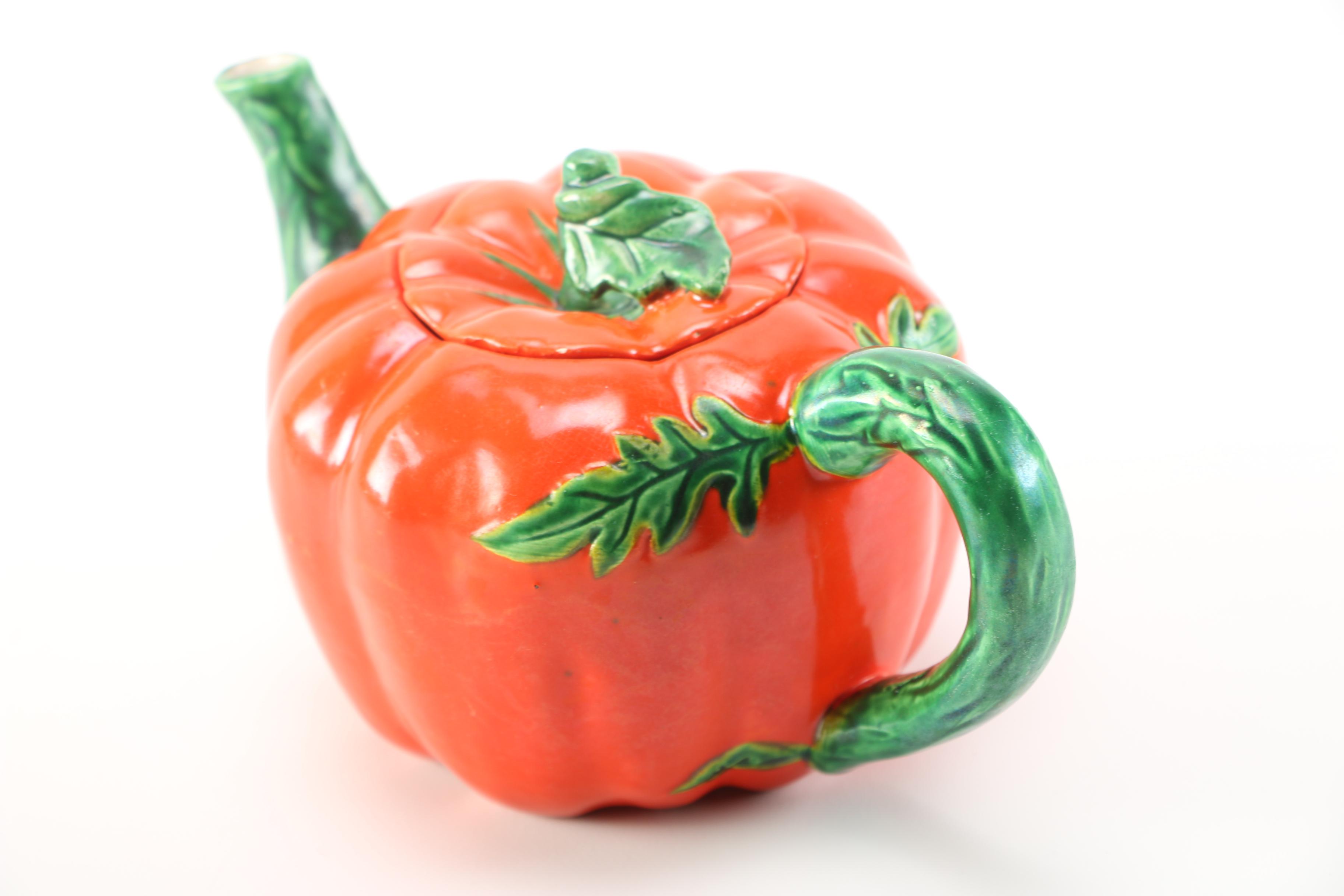 Vintage Ceramic "Tomato" Teapot