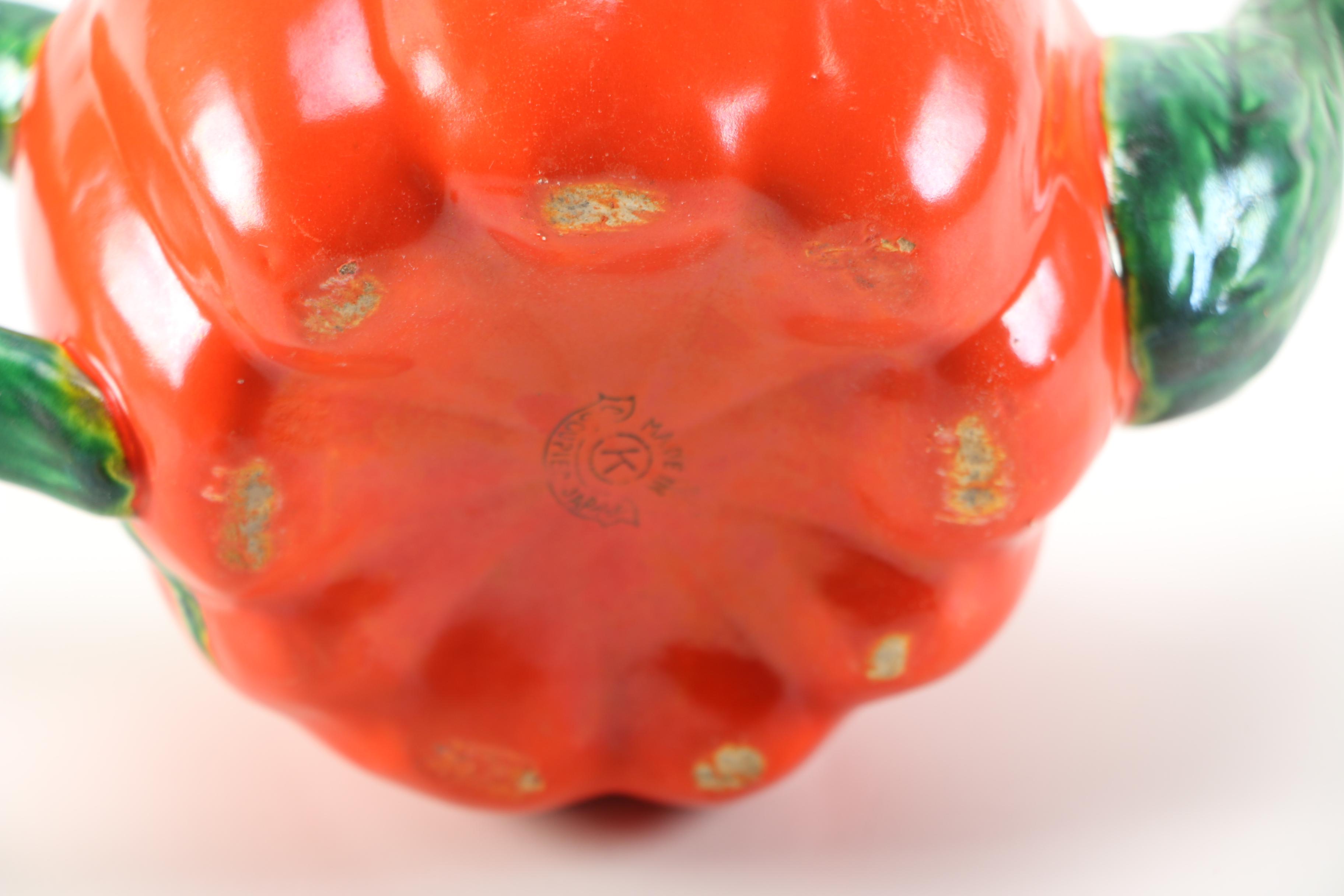 Vintage Ceramic "Tomato" Teapot