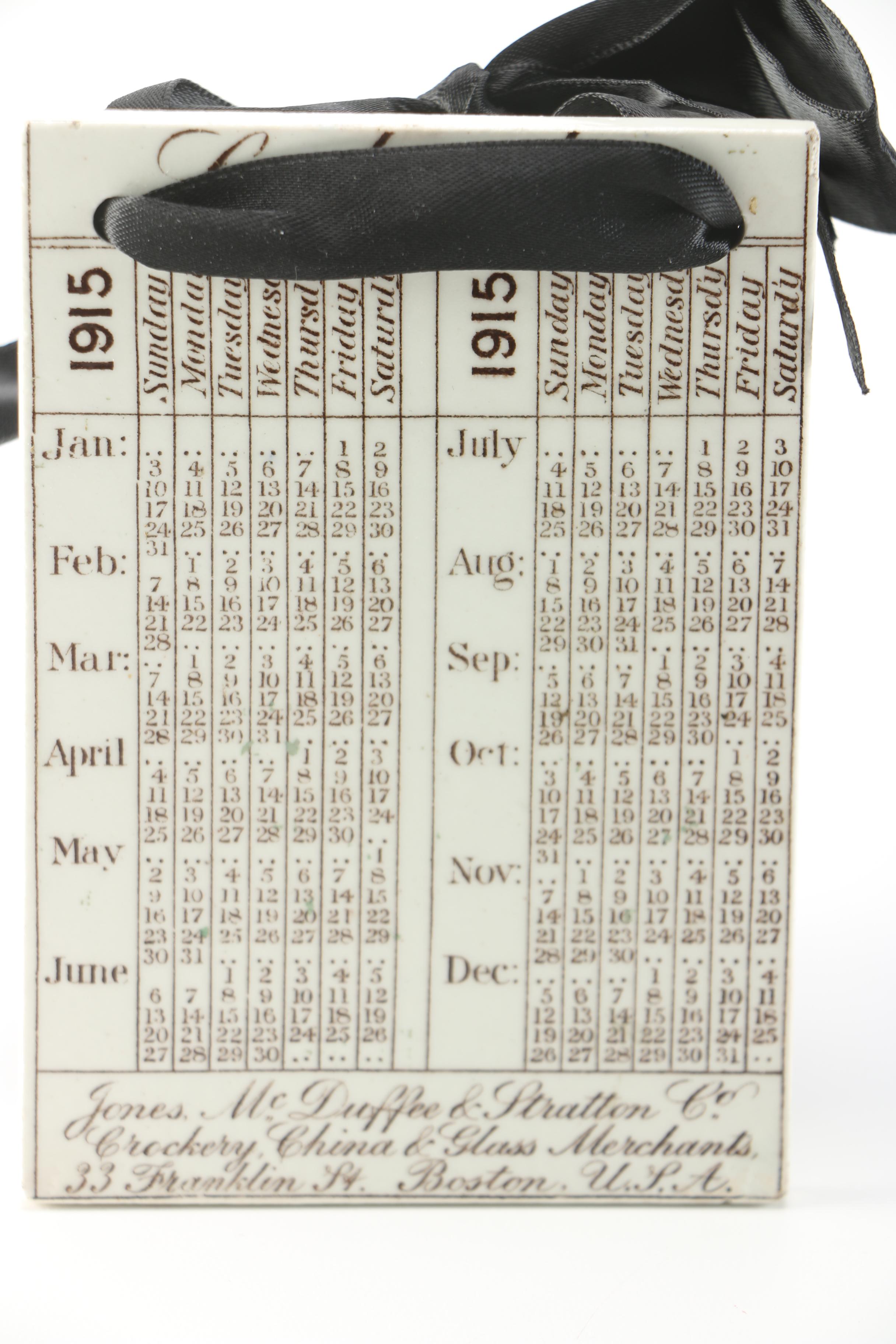 Antique Transfer Printed Tiles Circa 1915