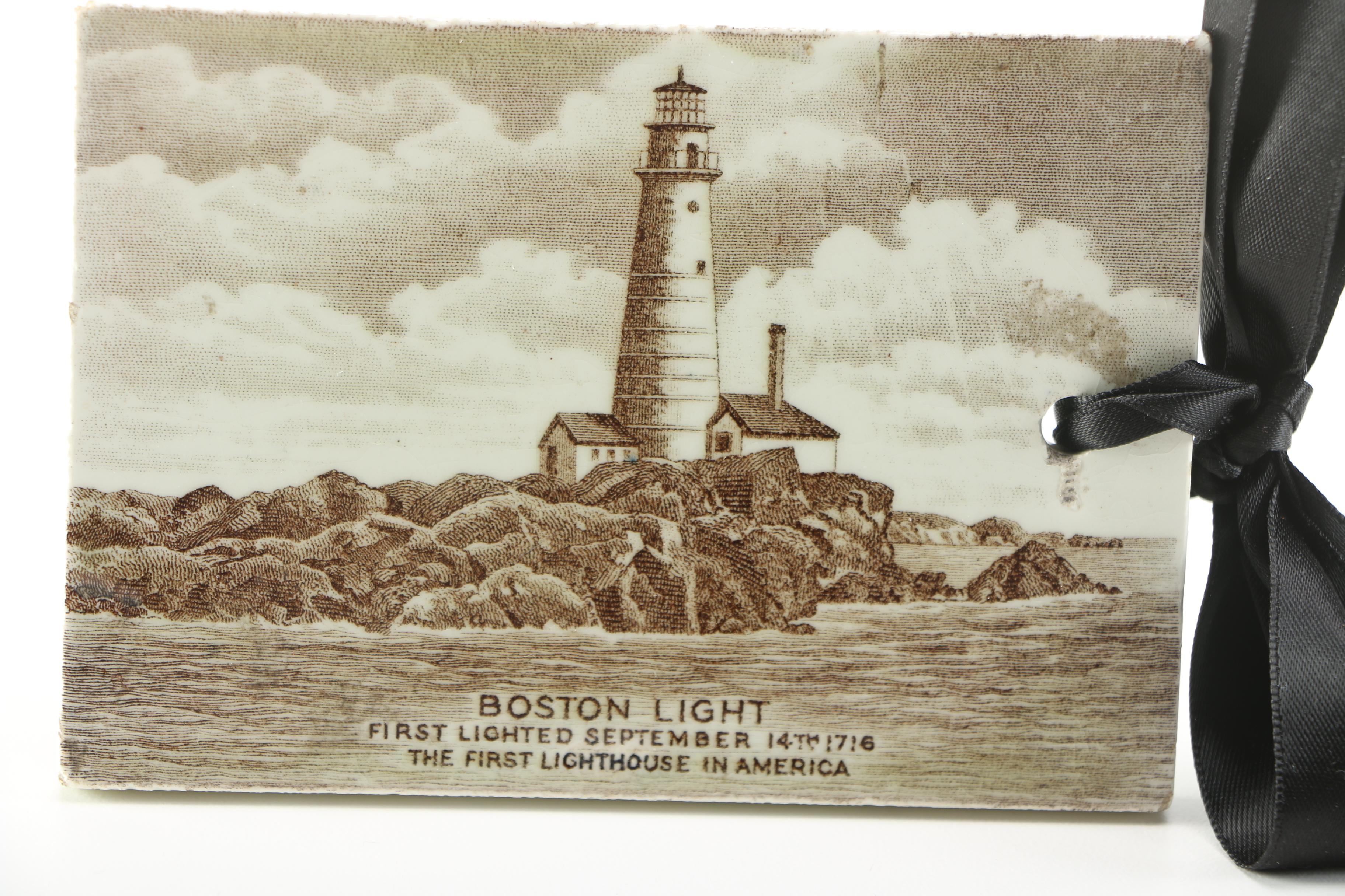 Antique Transfer Printed Tiles Circa 1915