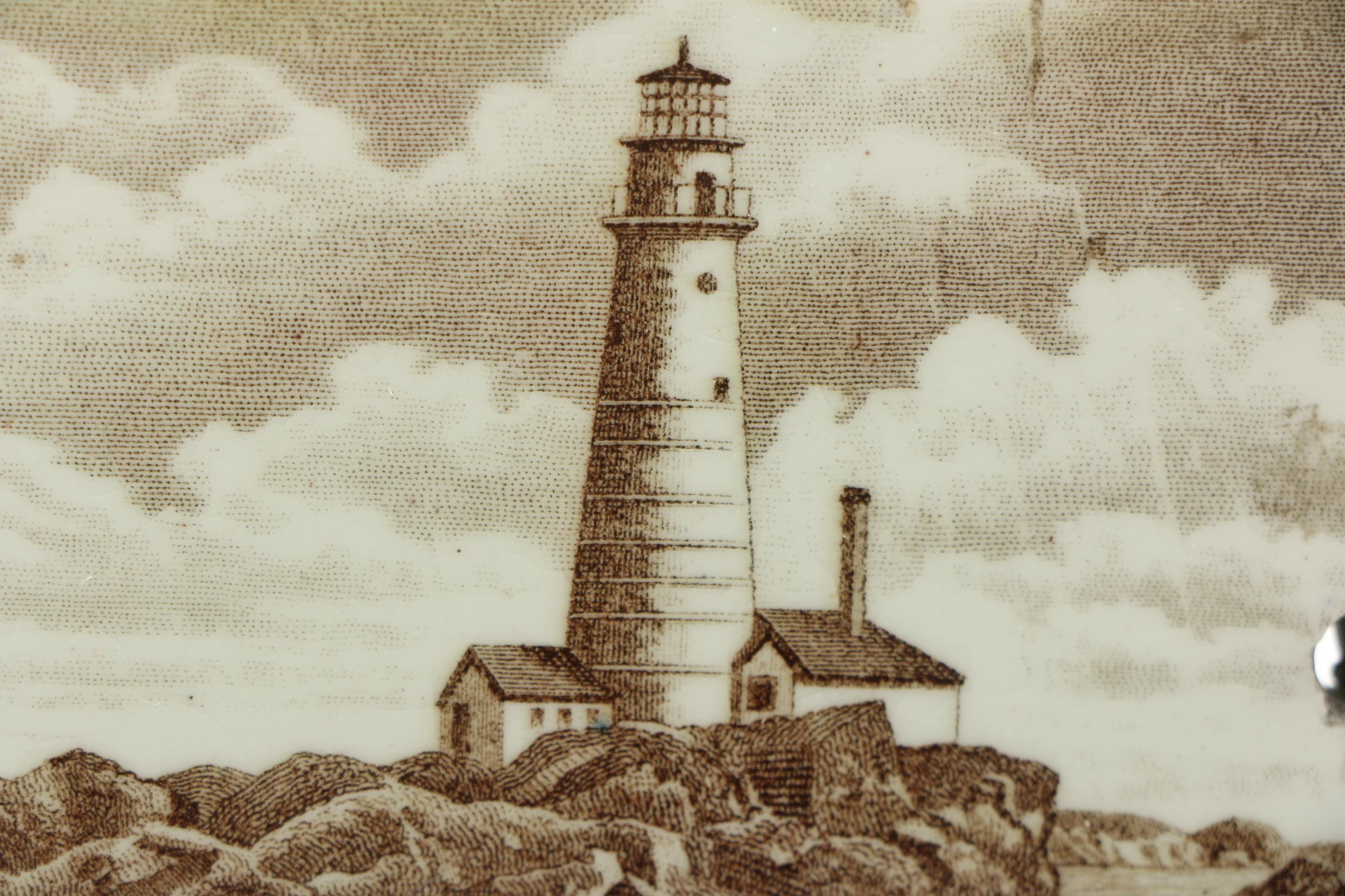 Antique Transfer Printed Tiles Circa 1915