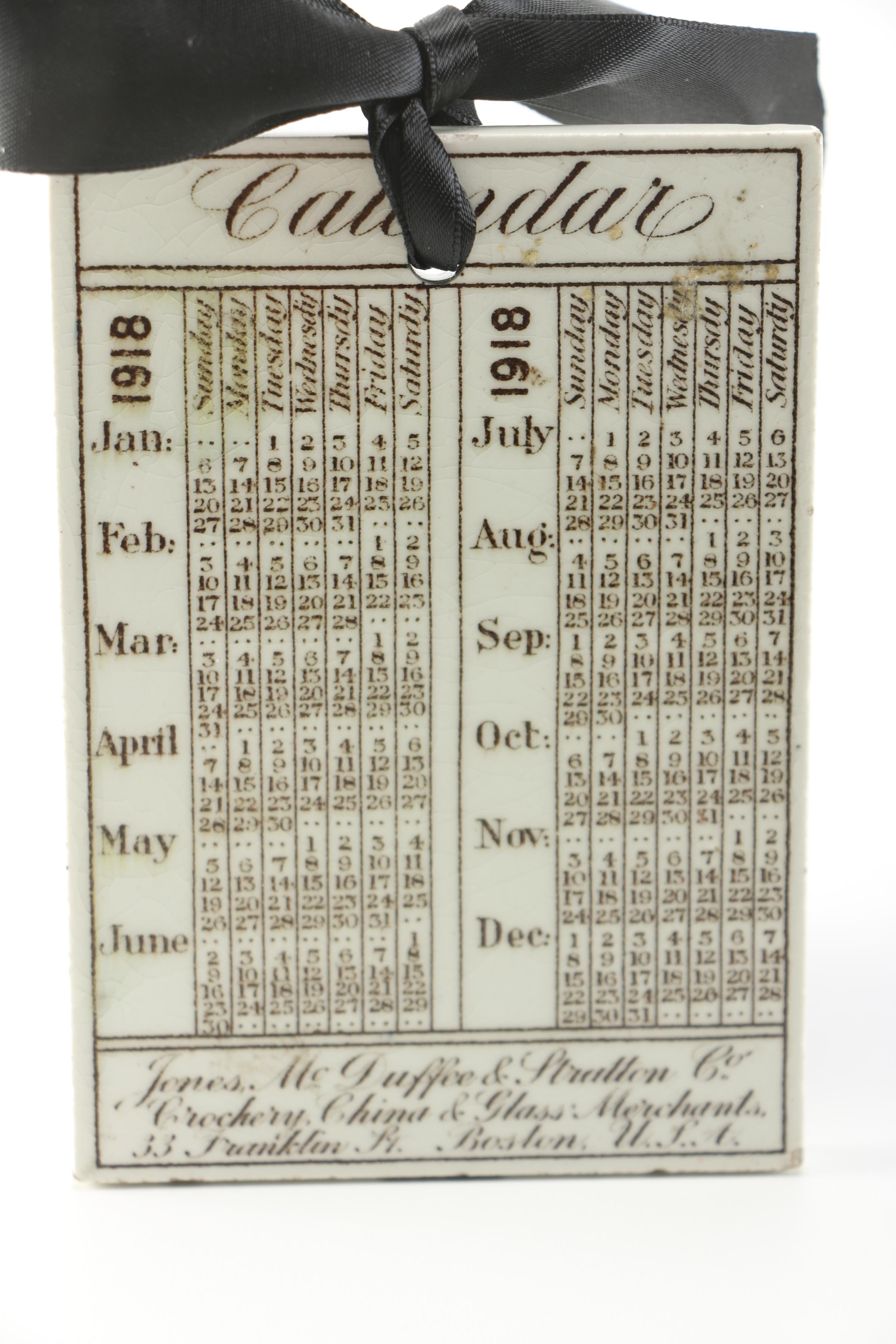 Antique Transfer Printed Tiles Circa 1915