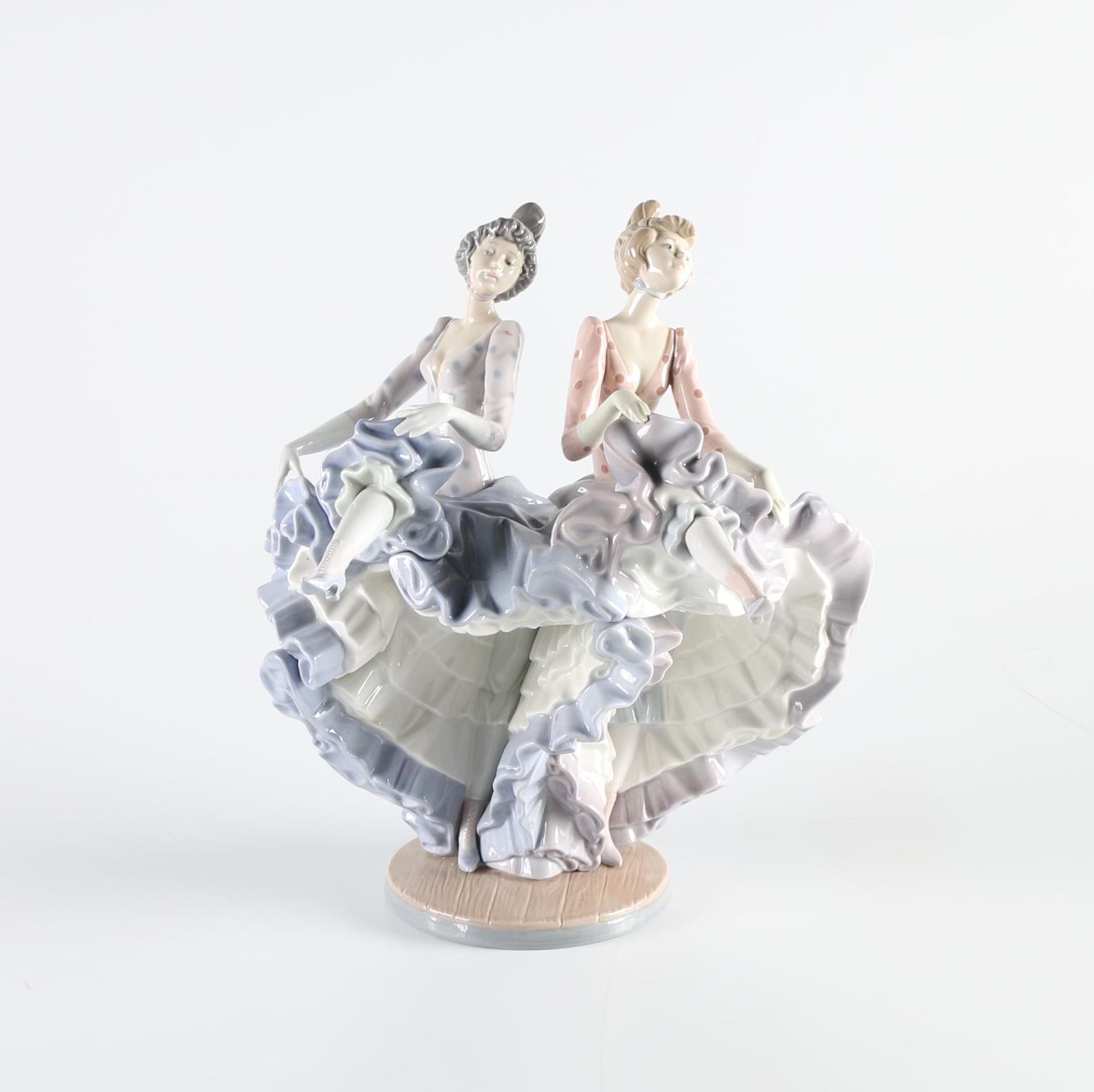 1985 Lladró Porcelain Figurine of Two Girls Dancing