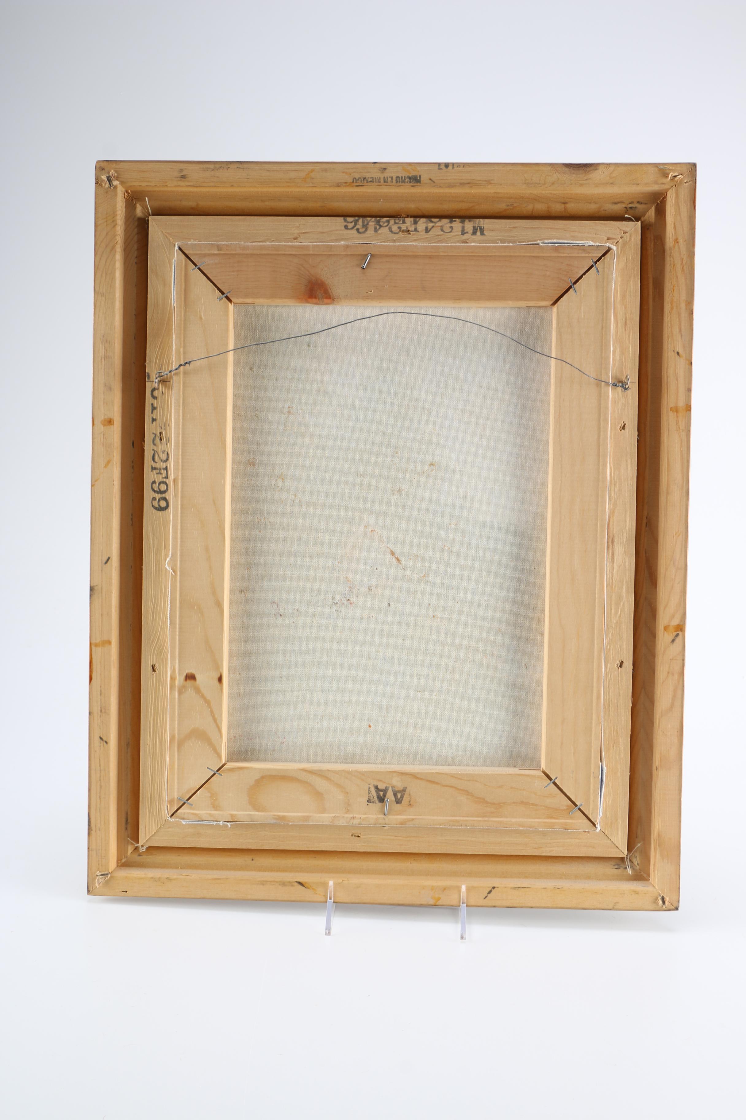 K. Hoskin Signed Original Acrylic Painting of a Cottage