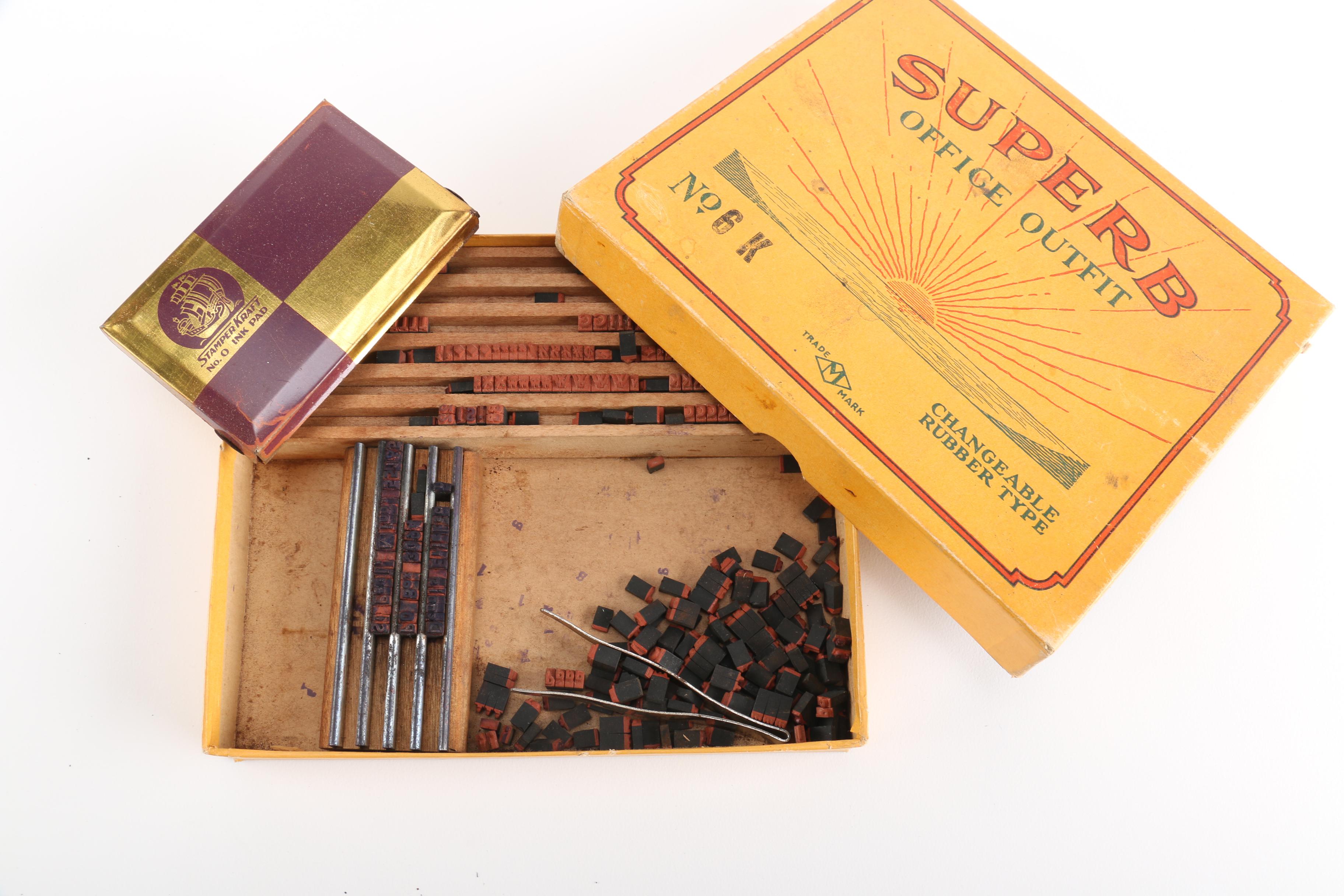 Assortment of Vintage Craft Supplies