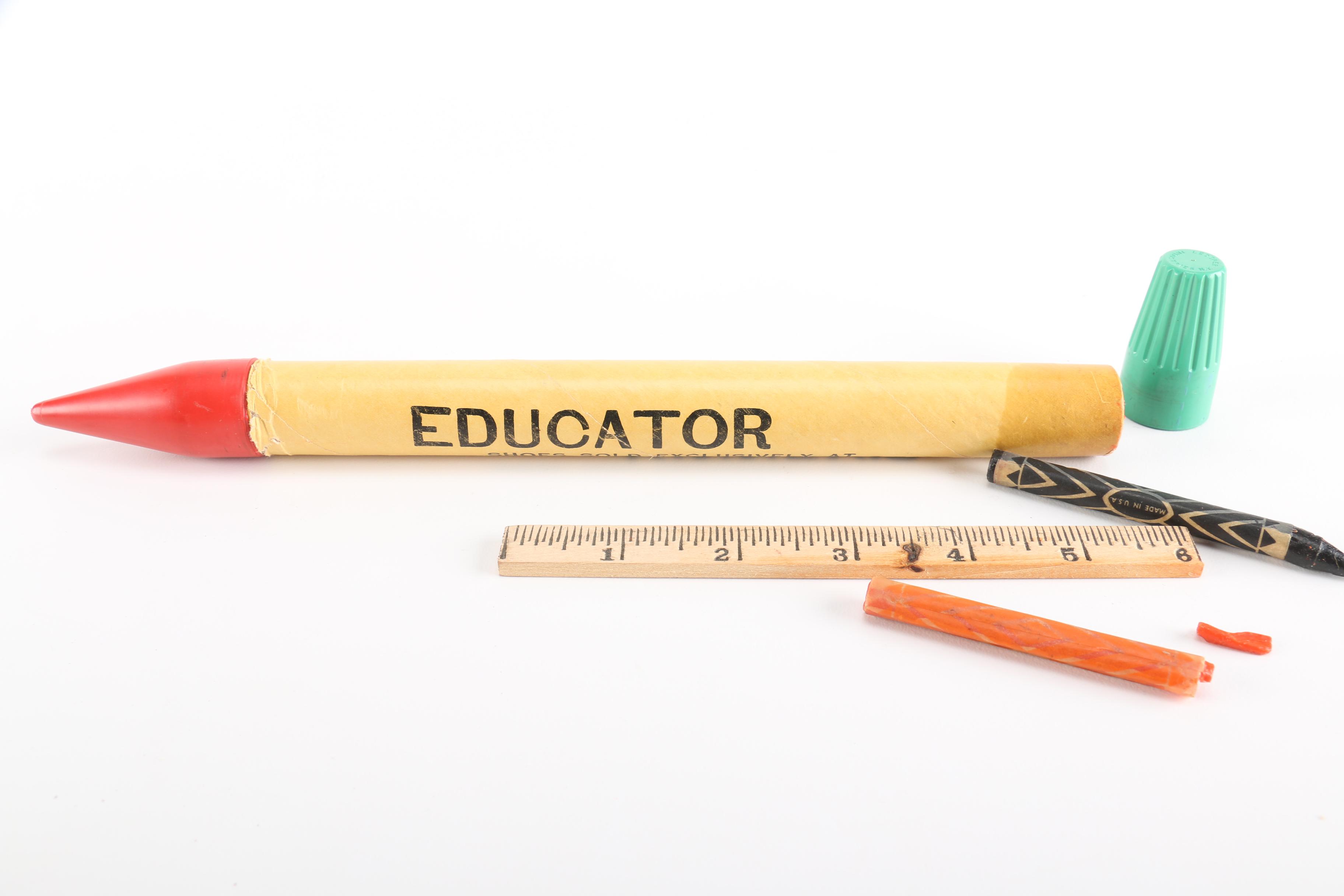 Assortment of Vintage Craft Supplies