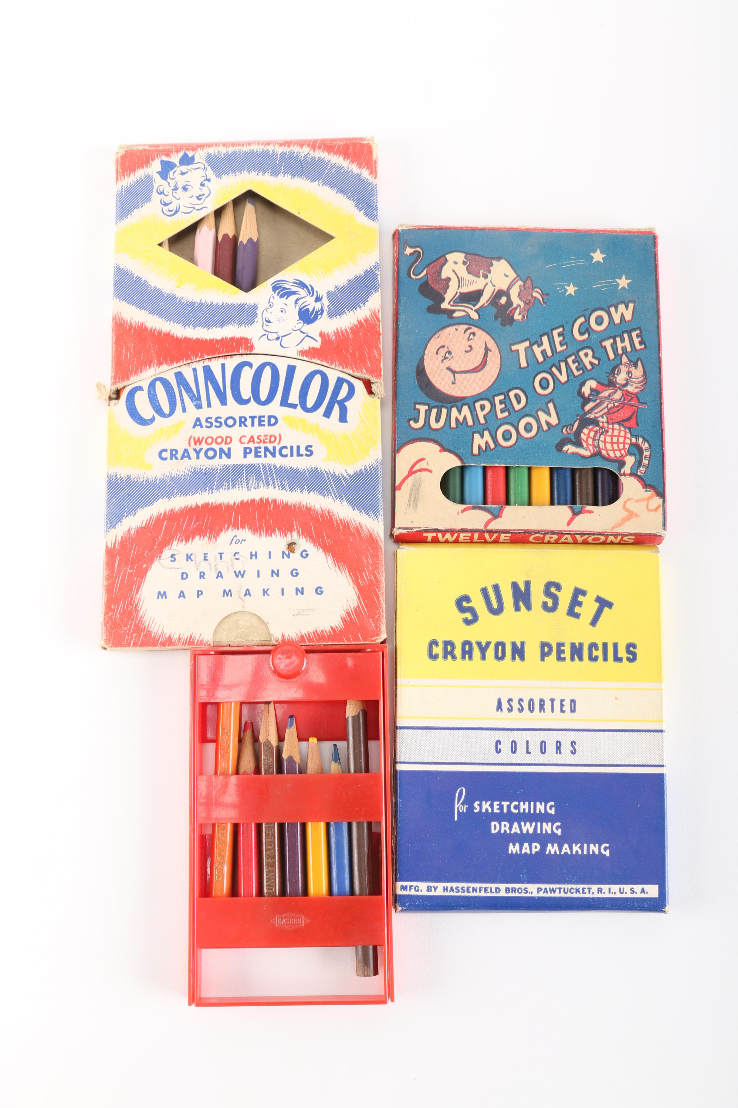 Assortment of Vintage Craft Supplies