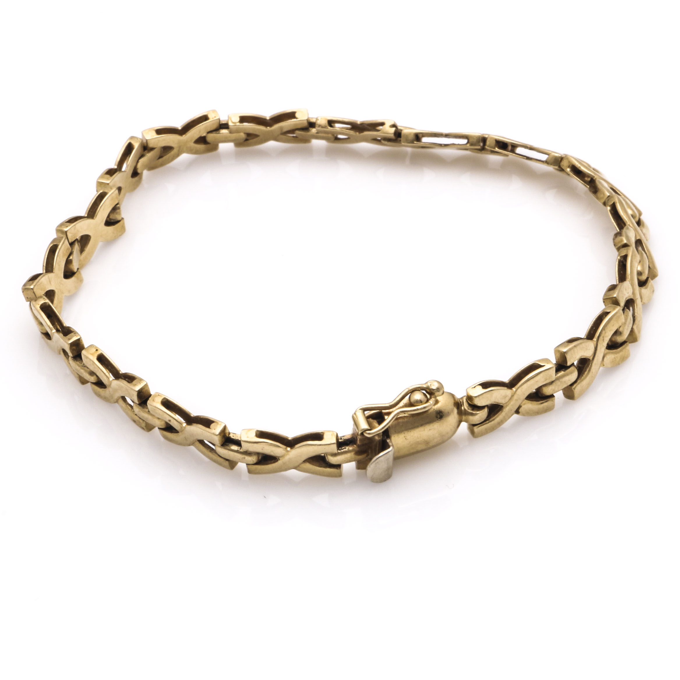 14K Yellow Gold Link Bracelet
