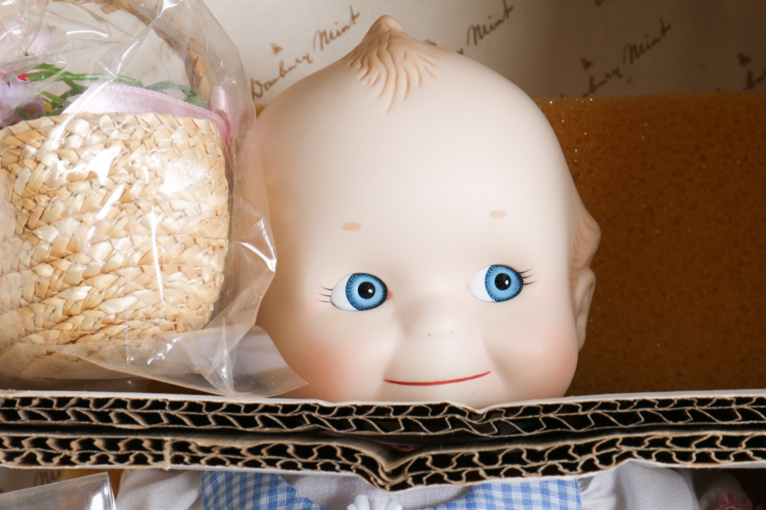 Kewpie Porcelain Collector Doll in Original Box