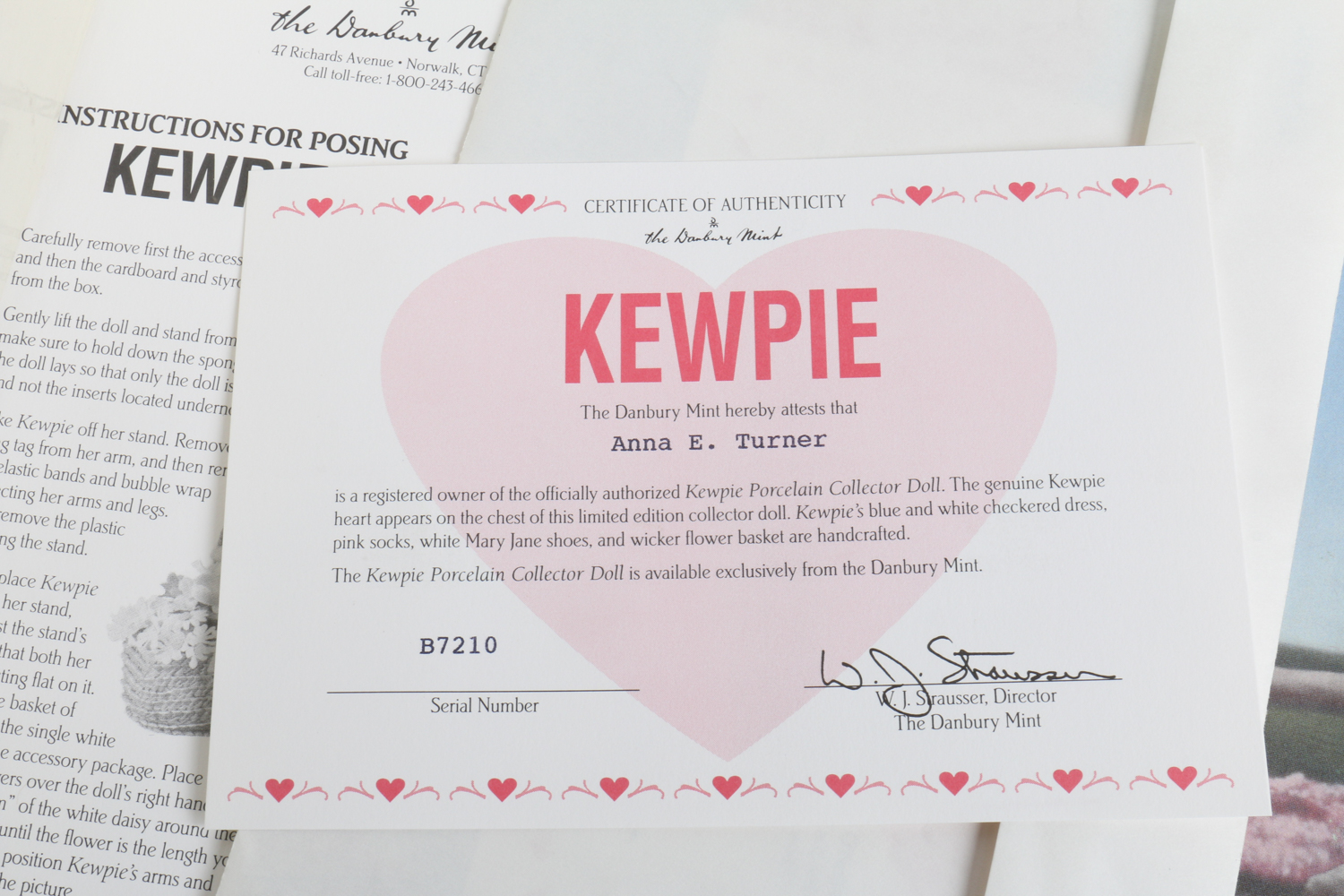 Kewpie Porcelain Collector Doll in Original Box