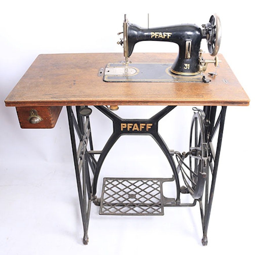 Antique Pfaff Sewing Machine Ebth