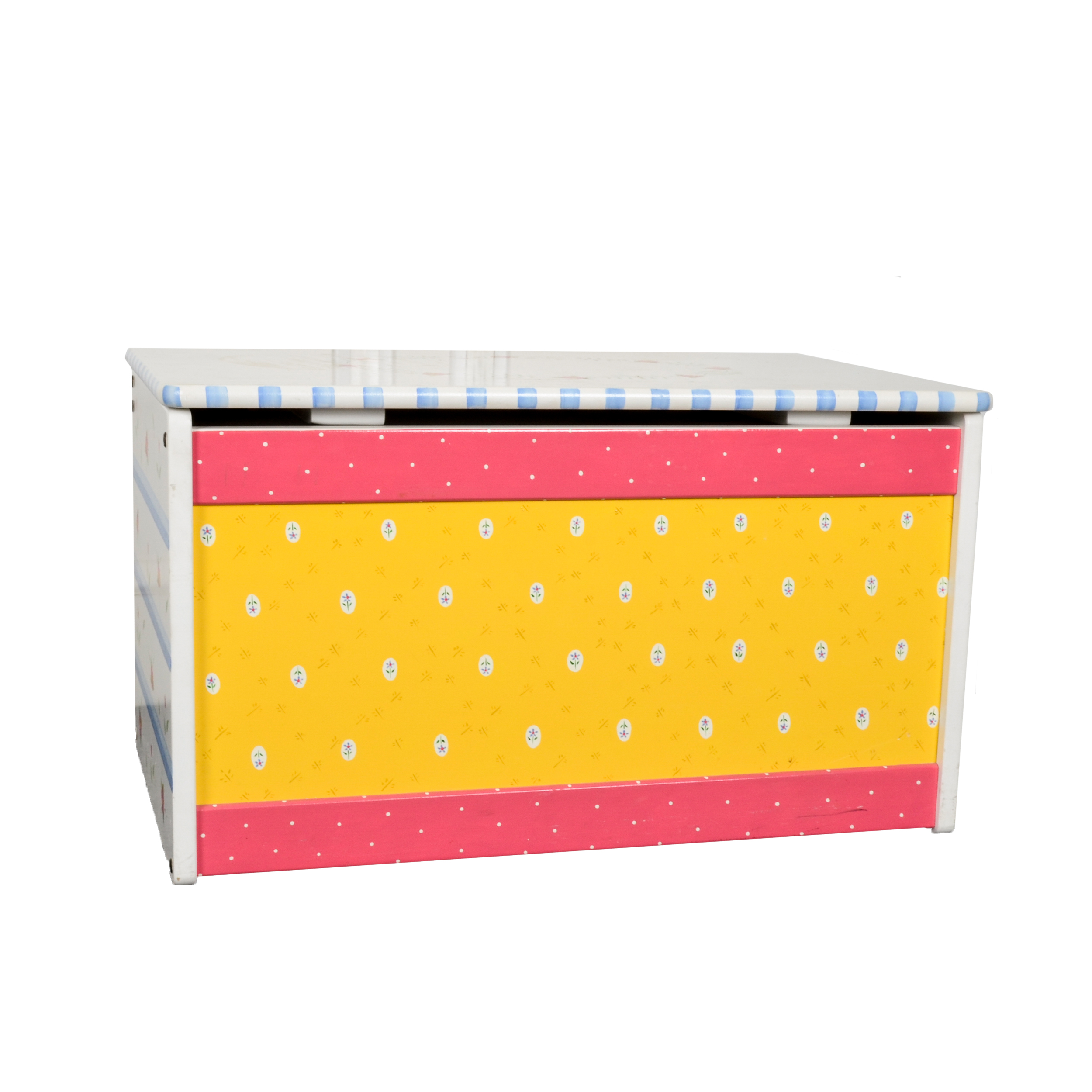 Contemporary Hand-Painted Nursery Chest by Nikola