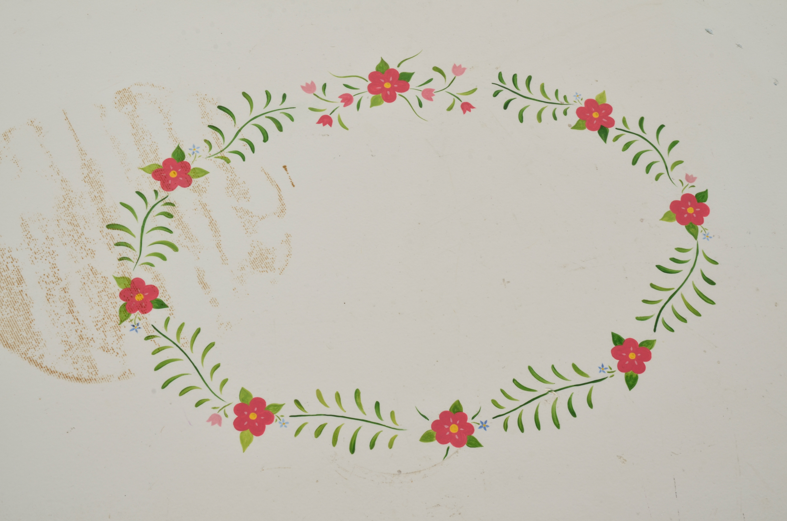 Contemporary Hand-Painted Nursery Chest by Nikola