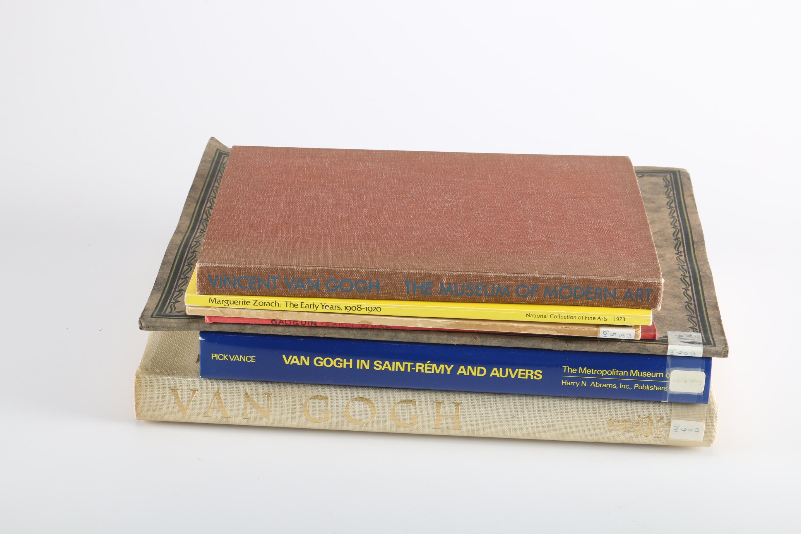 Art Exhibition Catalogs Featuring Van Gogh