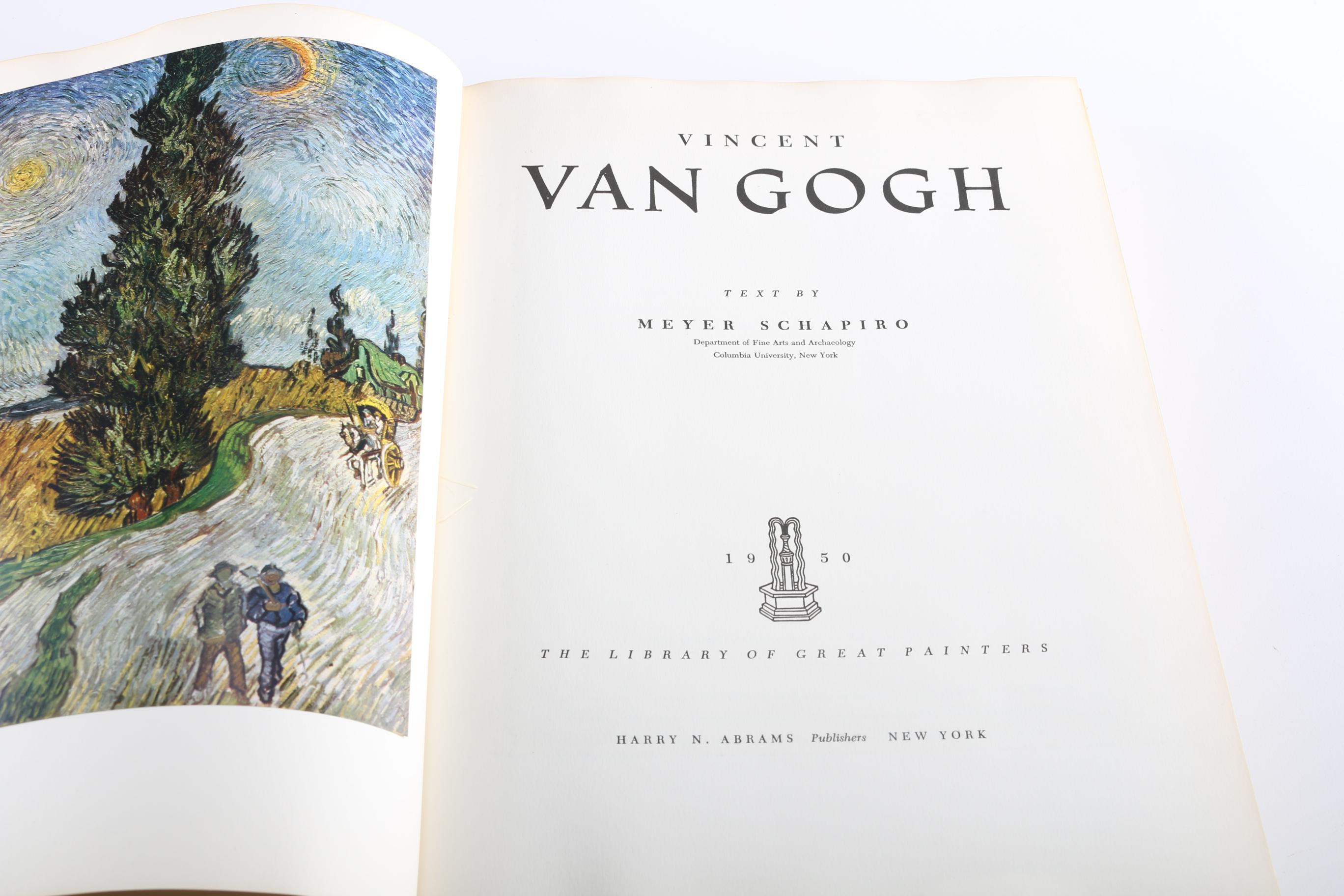 Art Exhibition Catalogs Featuring Van Gogh