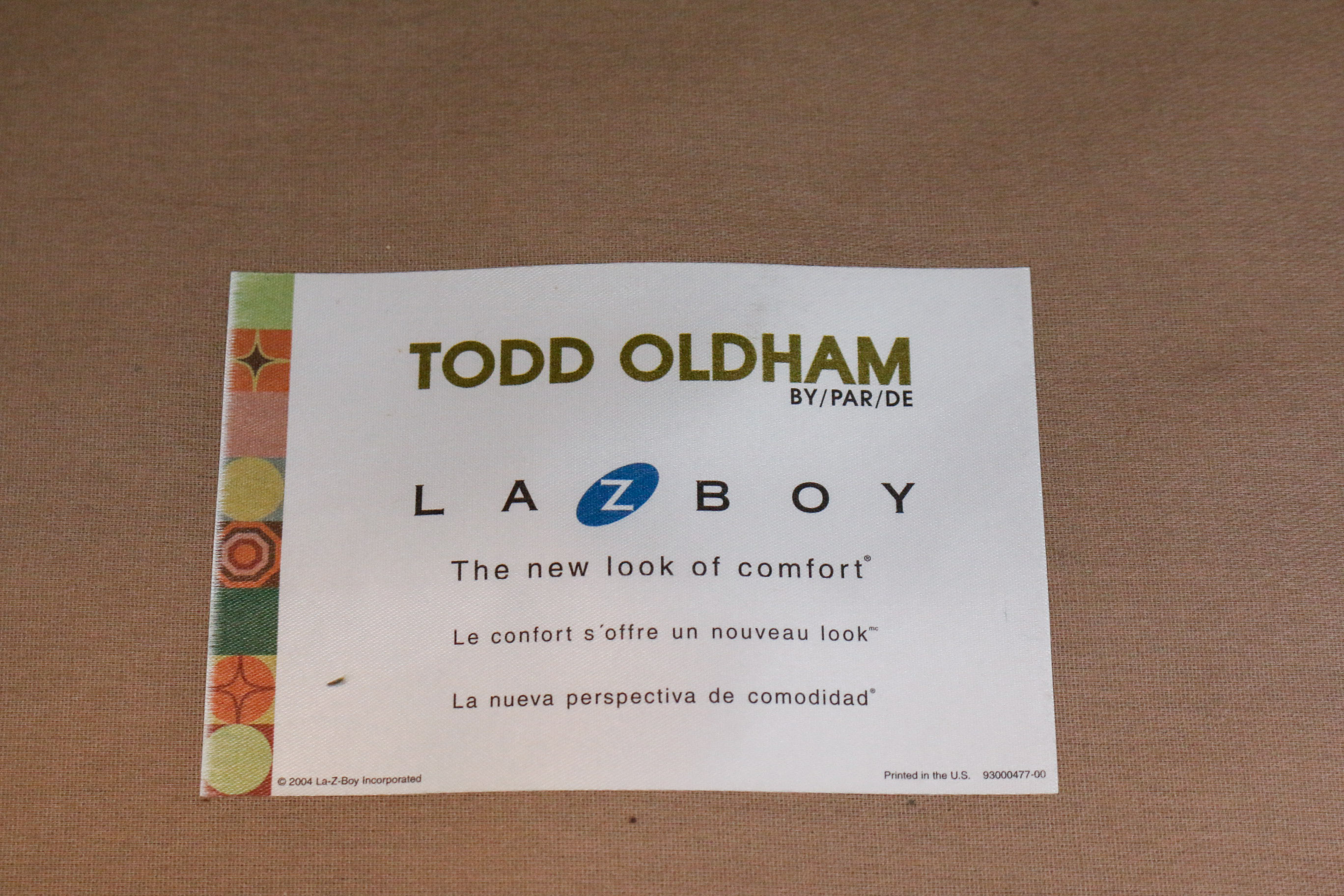 Todd Oldham  for LazyBoy Sofa