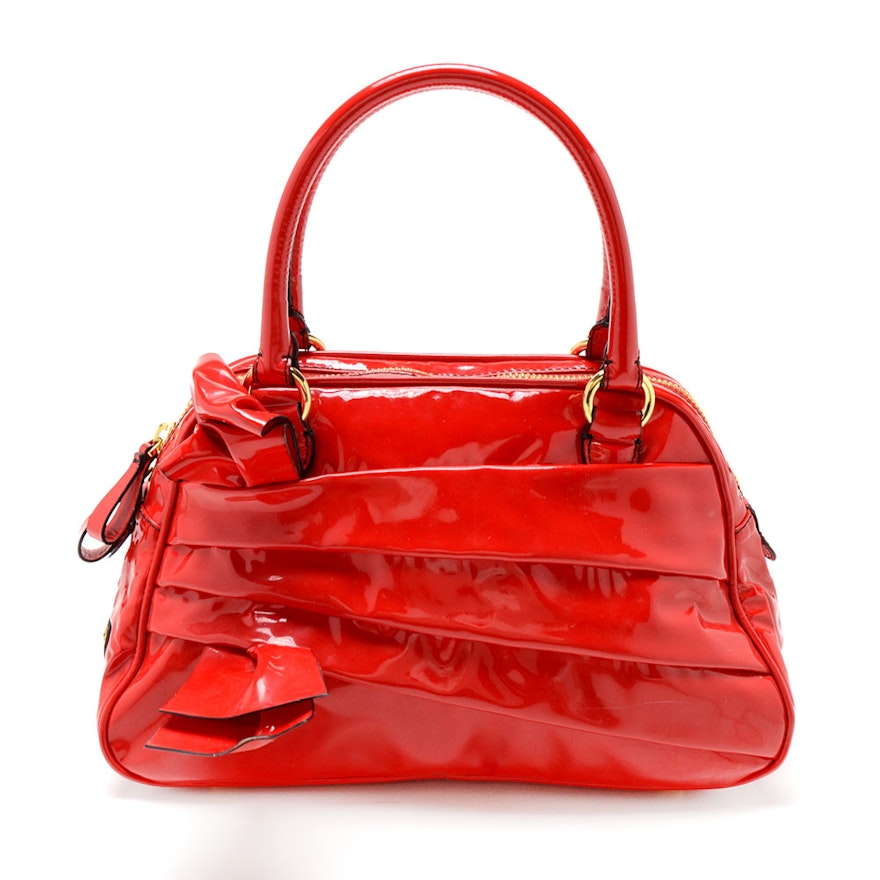 Valentino Garavani Patent Leather Handbag