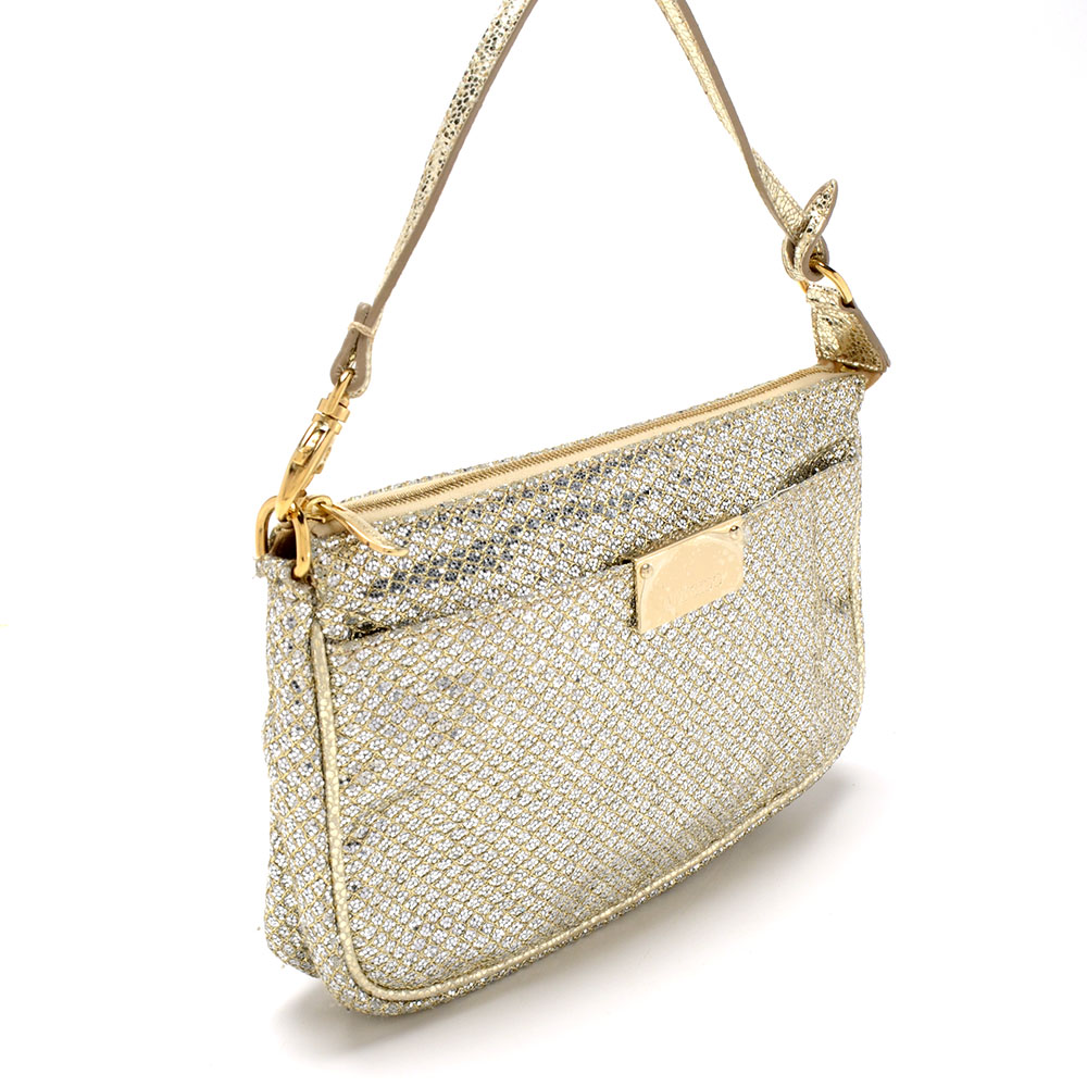 Jimmy Choo Metallic Glitter Handbag