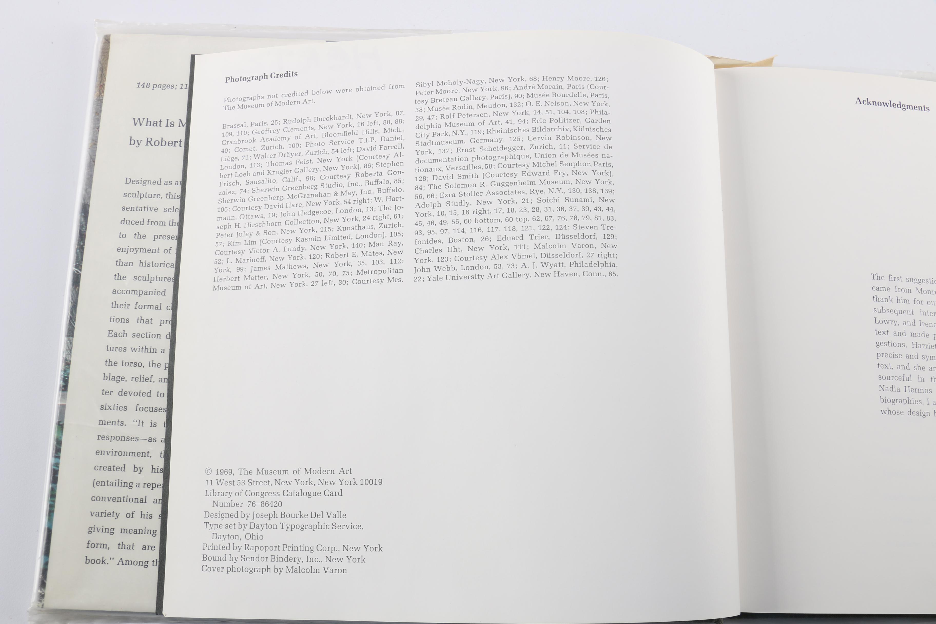 Sculpture Artwork Book Collection