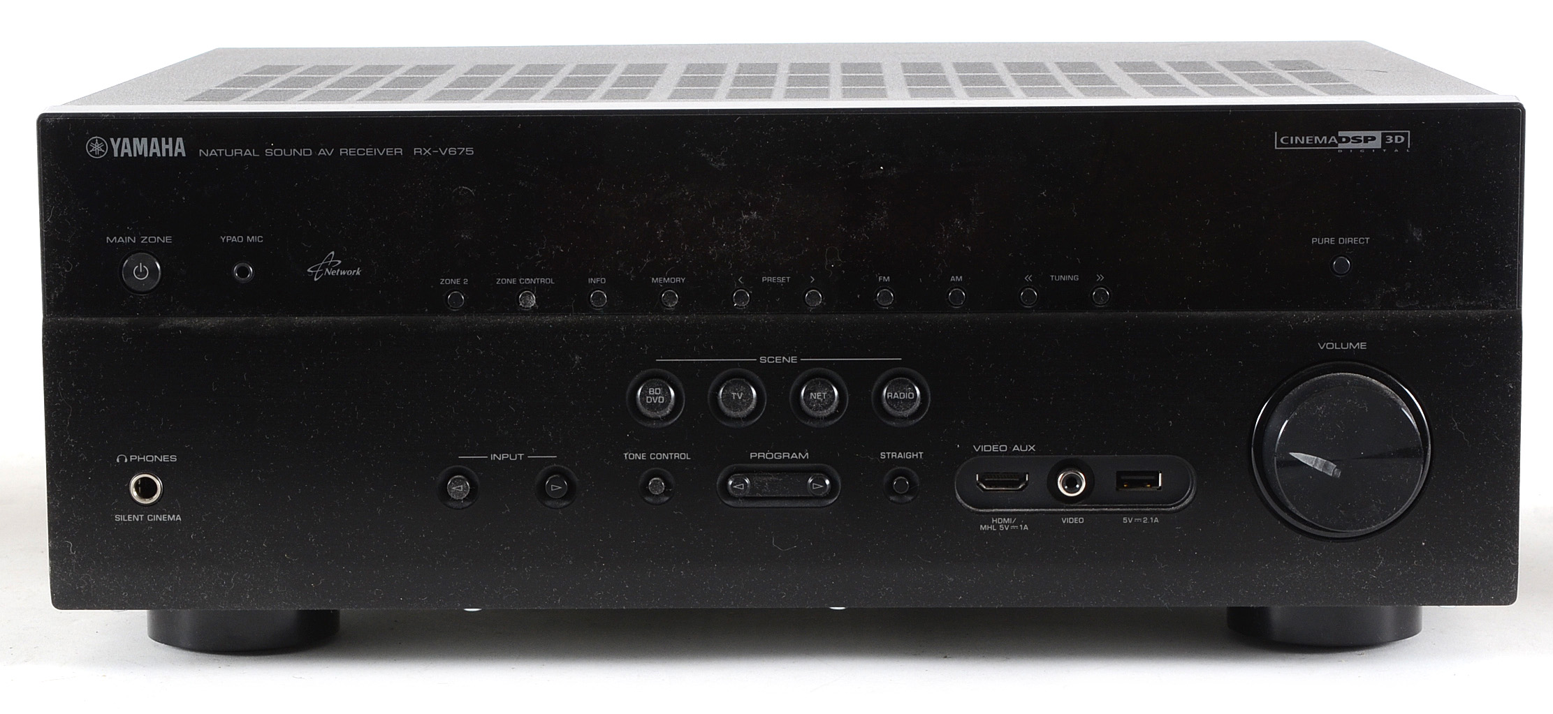 Yamaha Natural Sound AV Receiver RX-V675 and Speakers