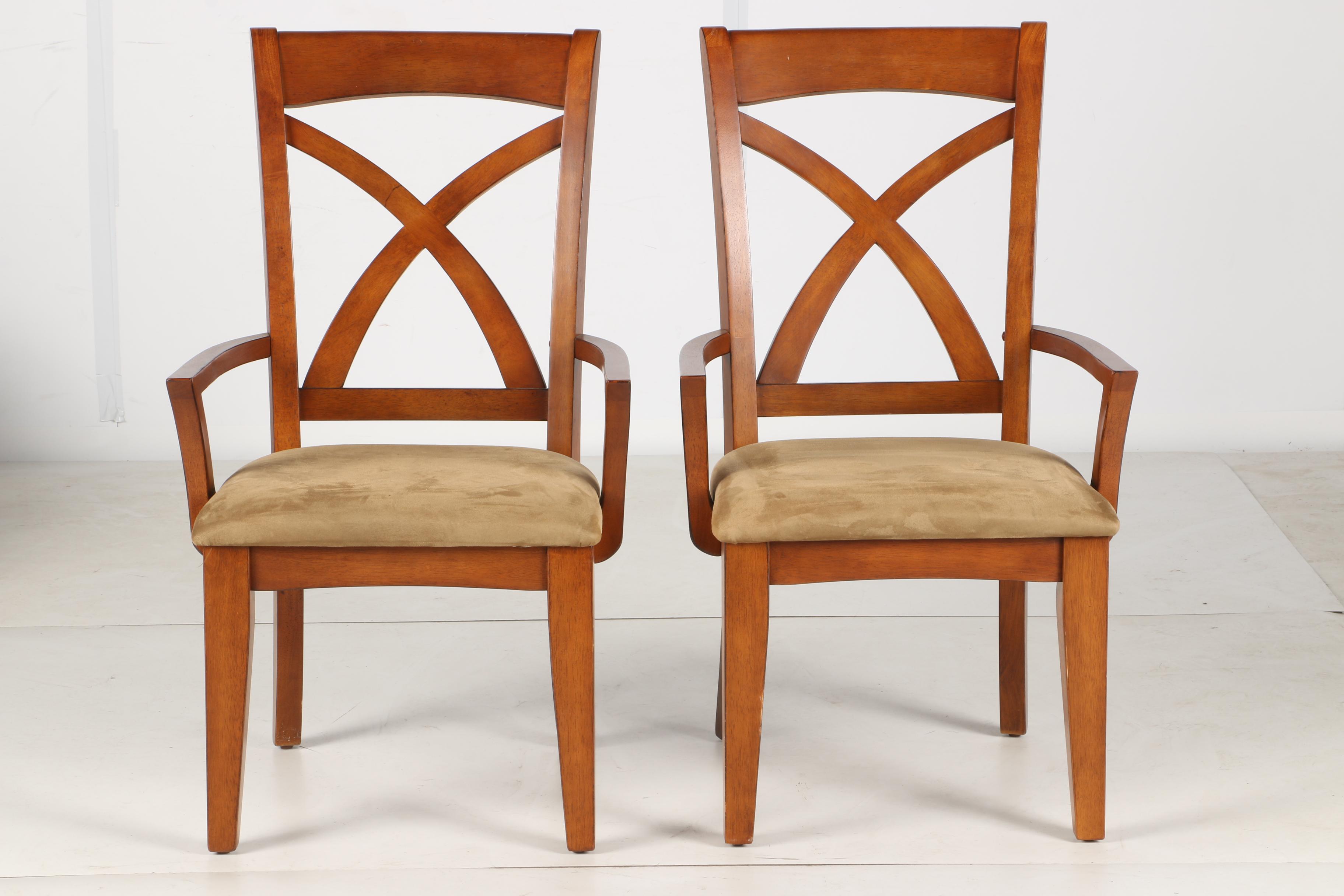 Set of Golden Oak Dining Chairs