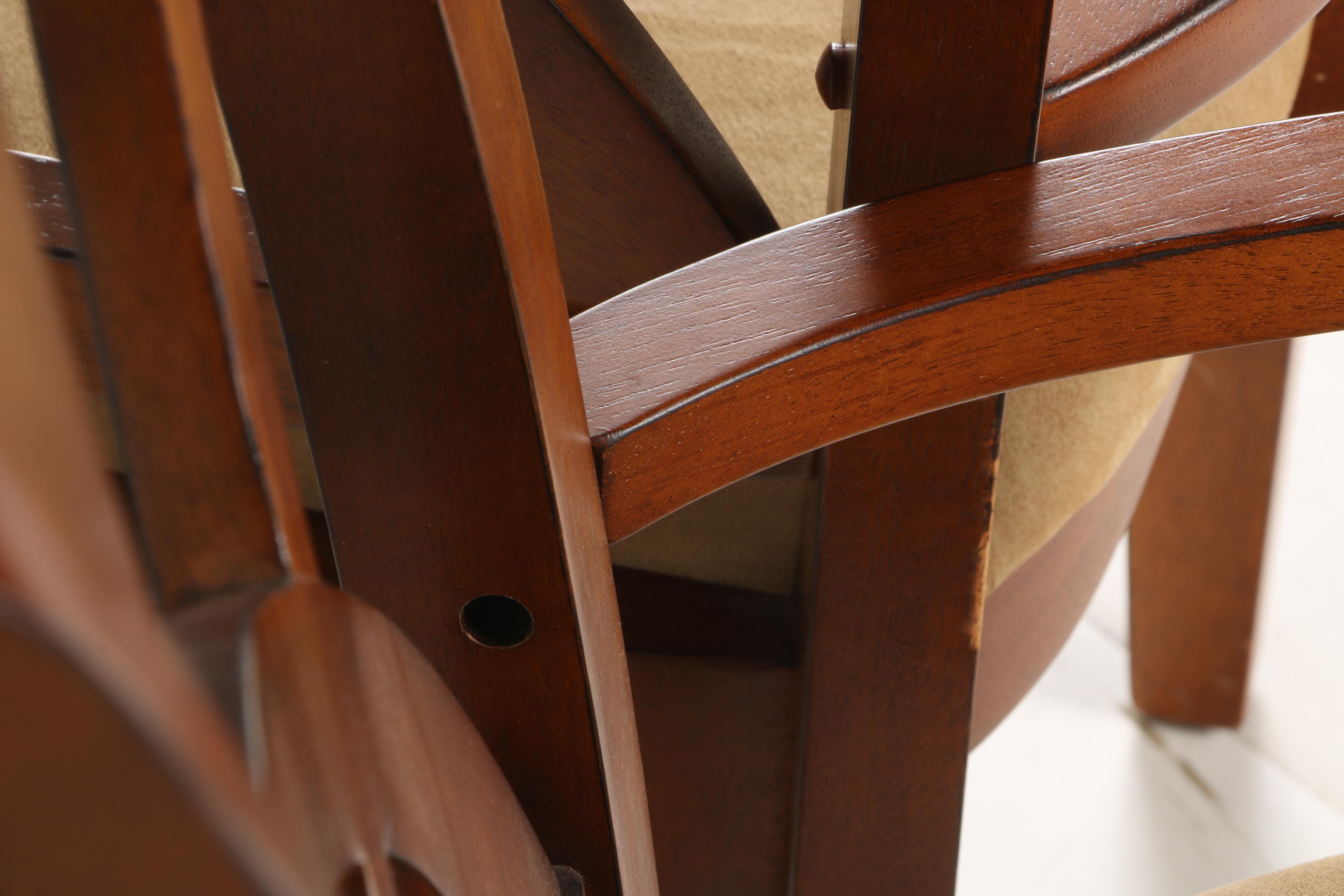 Set of Golden Oak Dining Chairs