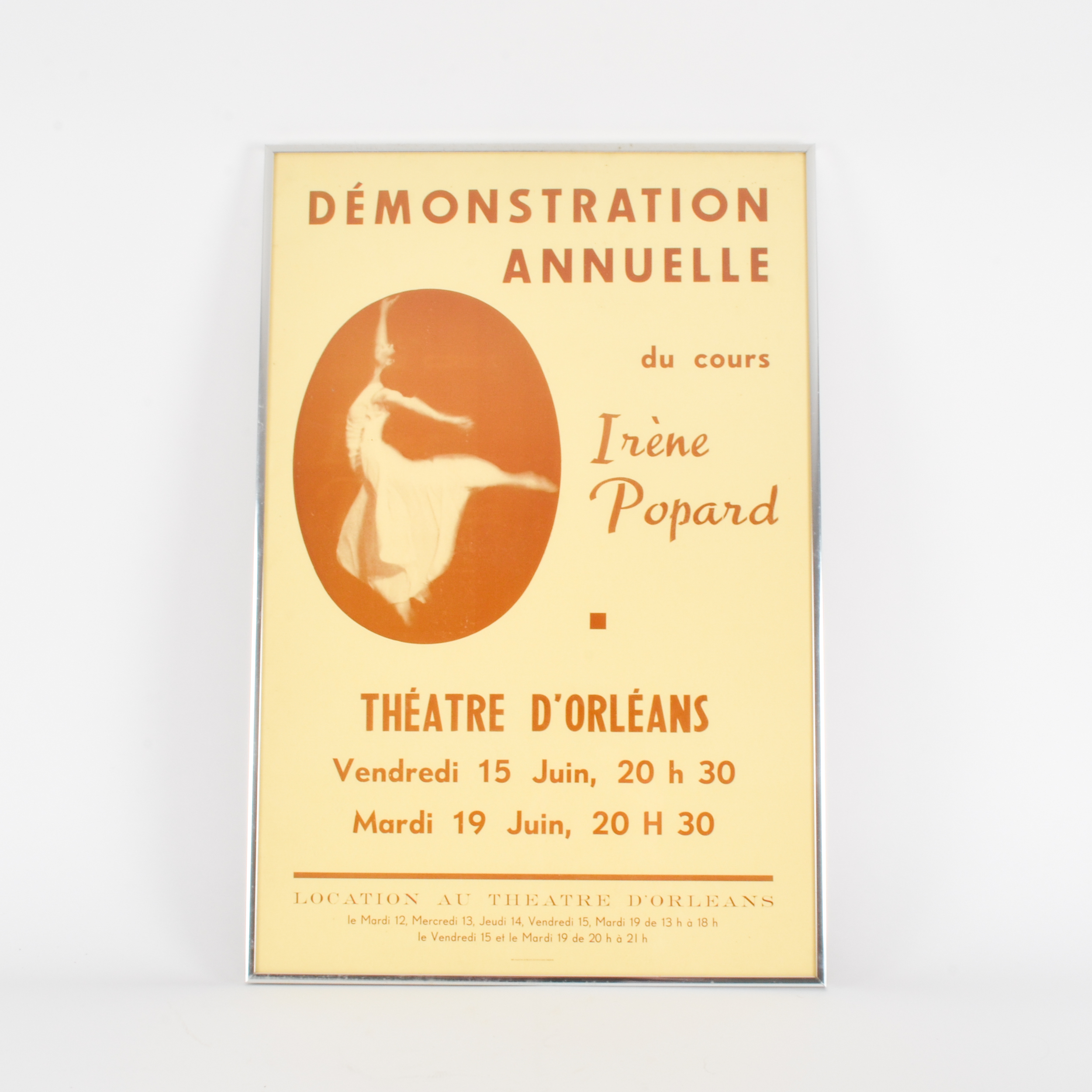 1917 French Poster Advertising Irene Popard